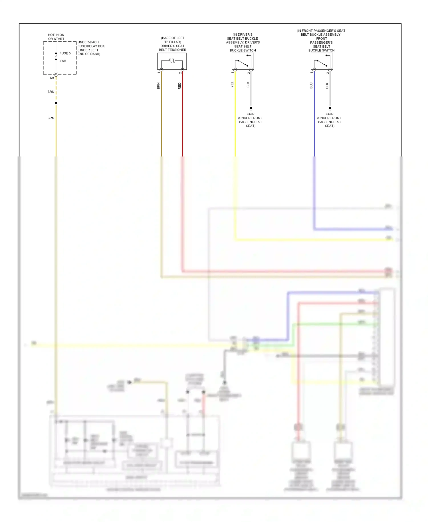 Wiring diagram fail safe circuit for Honda Civic IX facelift (2013-2016) (7 of 12)