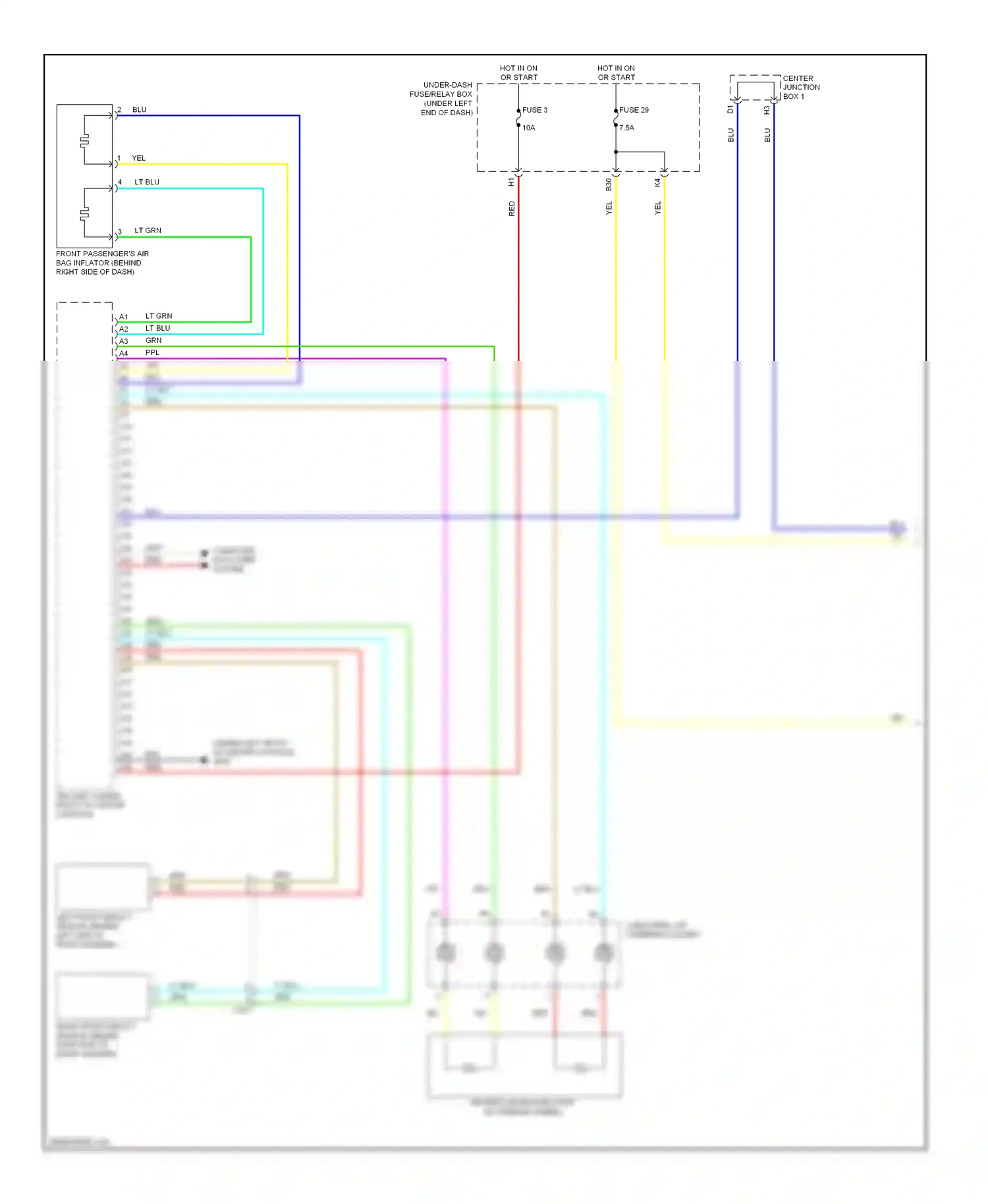 Wiring diagram fuse 29 for Honda Civic IX facelift (2013-2016) (14 of 16)