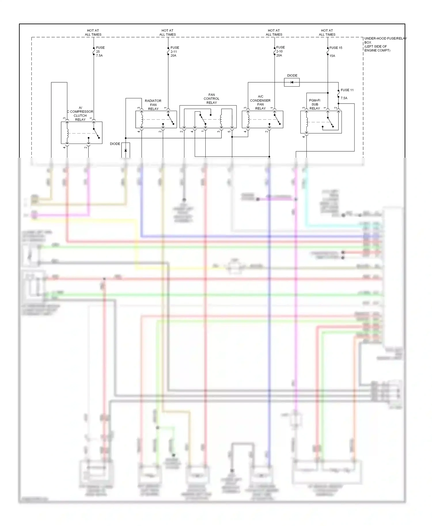 Wiring diagram grn for Honda Civic IX facelift (2013-2016) (4 of 168)