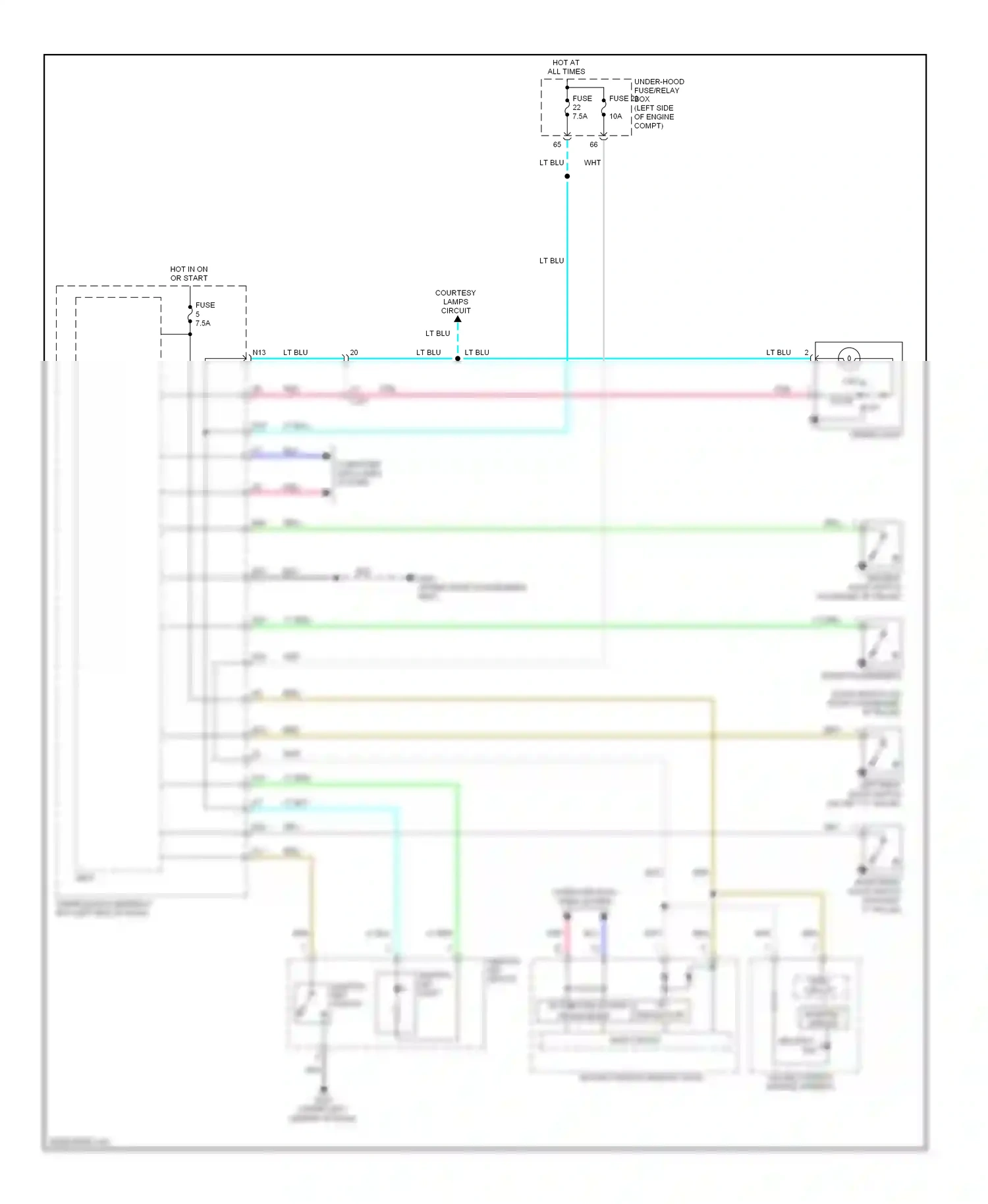 Wiring diagram grn for Honda Civic IX facelift (2013-2016) (82 of 168)