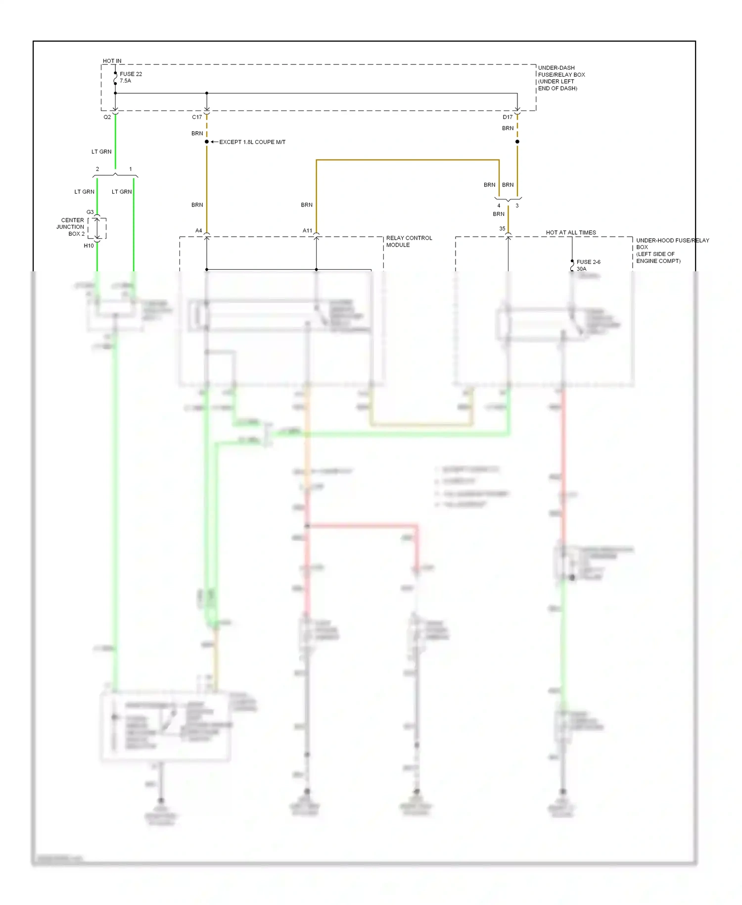 Wiring diagram grn for Honda Civic IX facelift (2013-2016) (37 of 168)