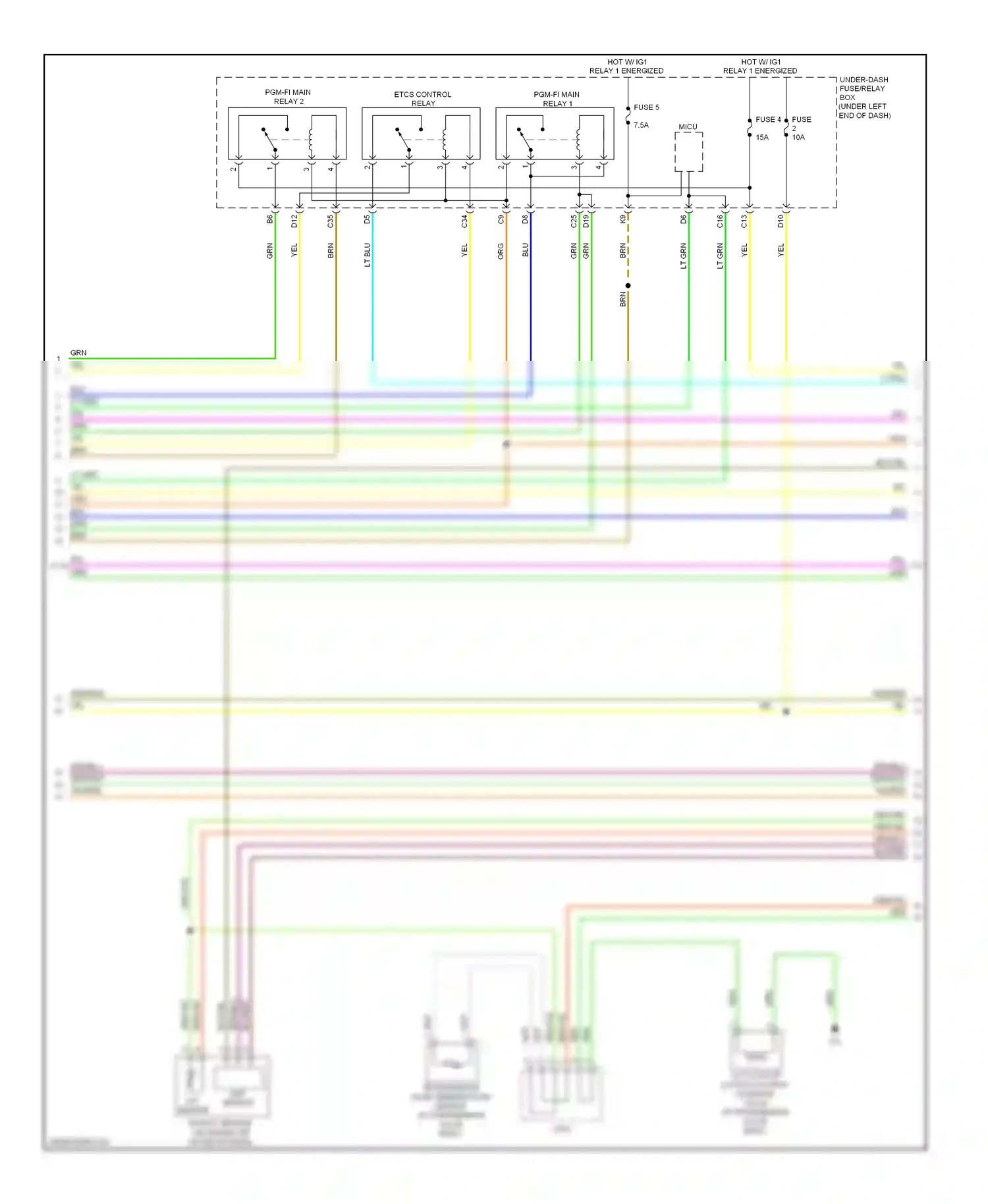 Wiring diagram lt grn for Honda Civic IX facelift (2013-2016) (51 of 137)