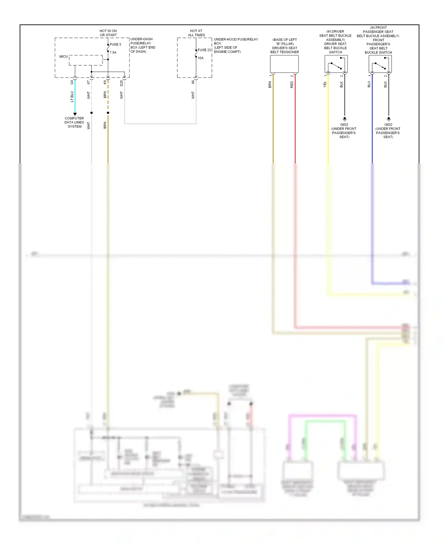 Wiring diagram main circuit for Honda Civic IX facelift (2013-2016) (44 of 53)