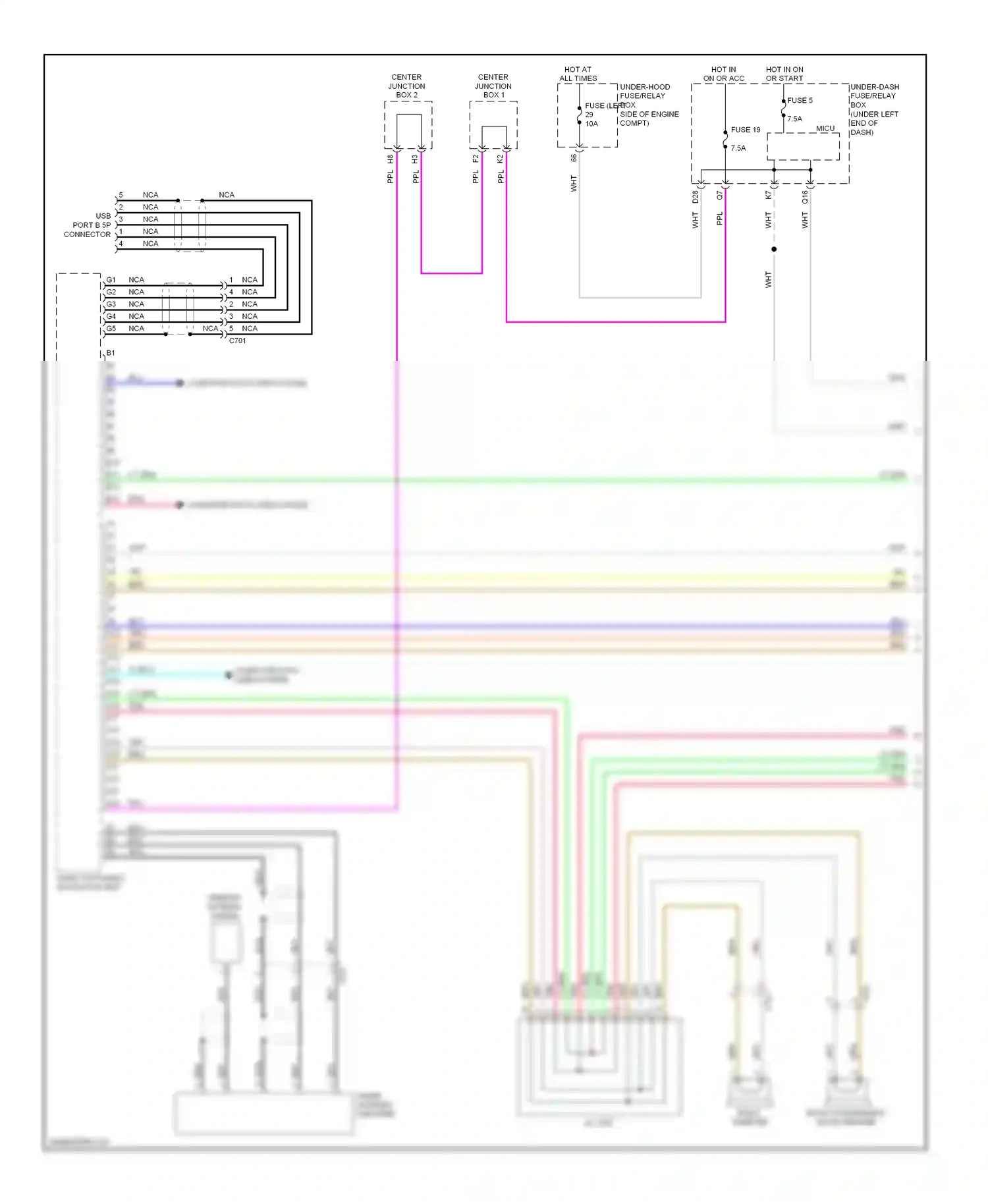 Wiring diagram nca for Honda Civic IX facelift (2013-2016) (13 of 25)