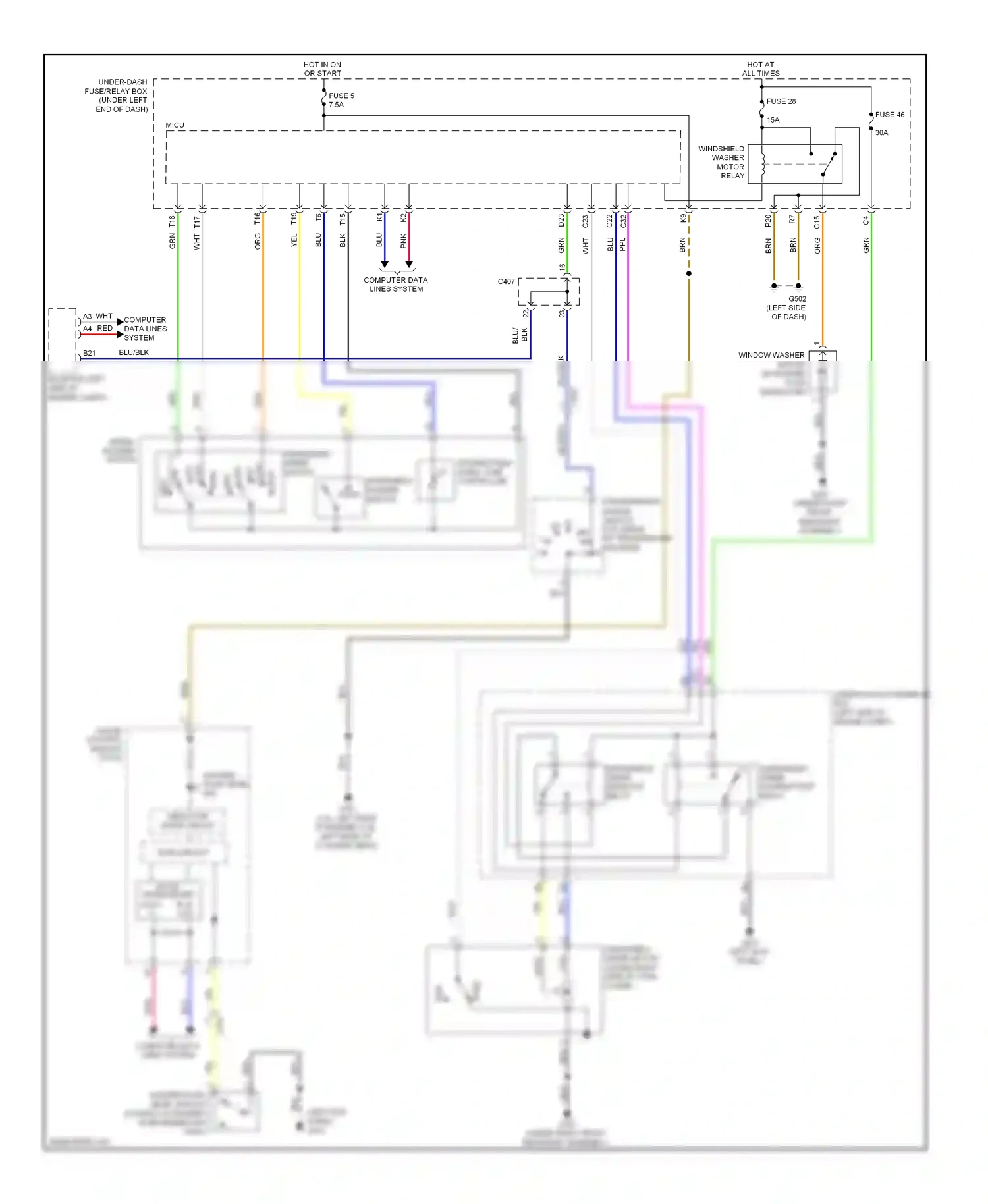 Wiring diagram pnk for Honda Civic IX facelift (2013-2016) (133 of 135)