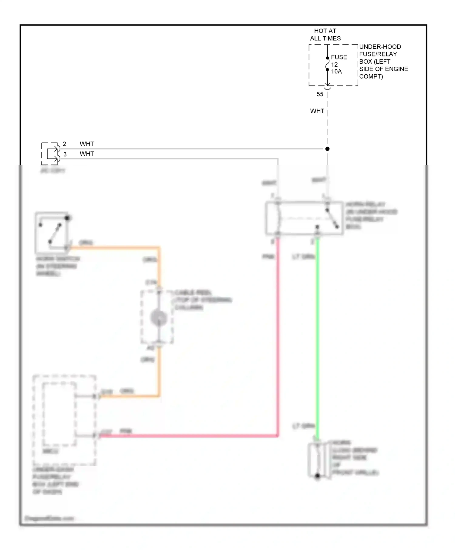 Wiring diagram pnk for Honda Civic IX facelift (2013-2016) (56 of 135)