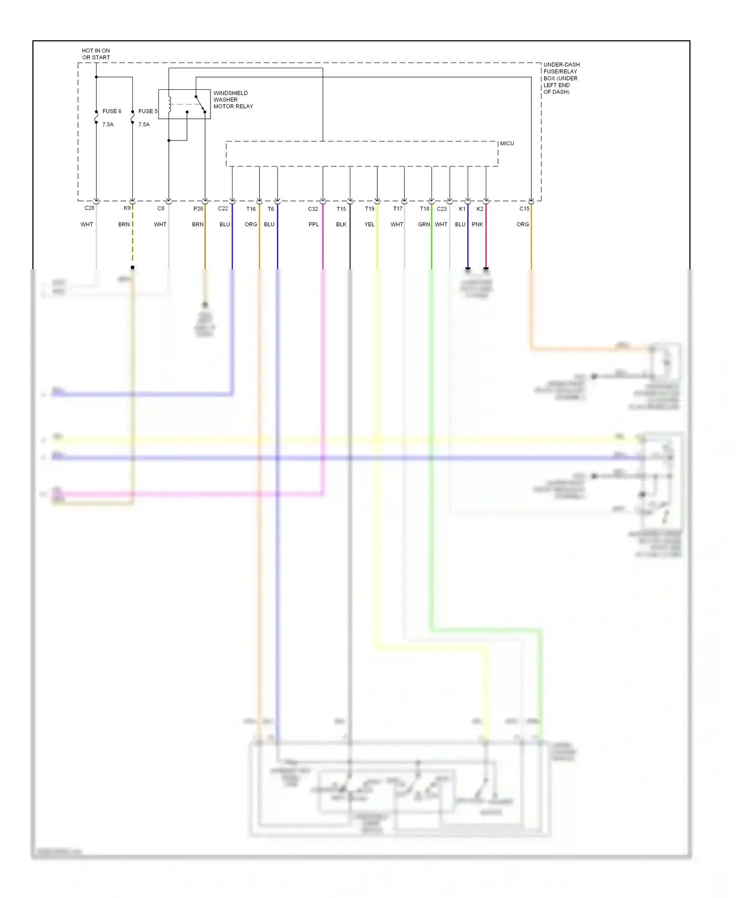 Wiring diagram pnk for Honda Civic IX facelift (2013-2016) (132 of 135)