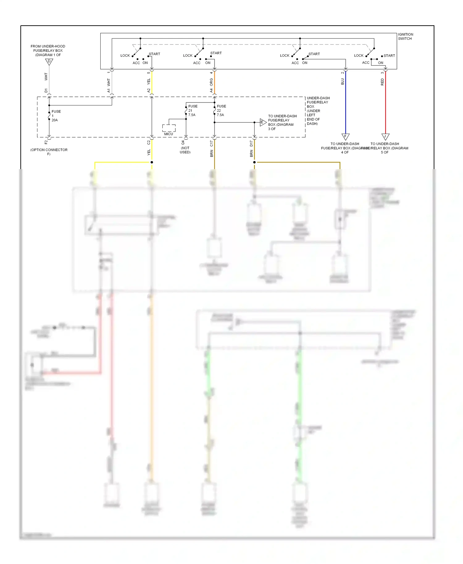 Wiring diagram red for Honda Civic IX facelift (2013-2016) (96 of 163)