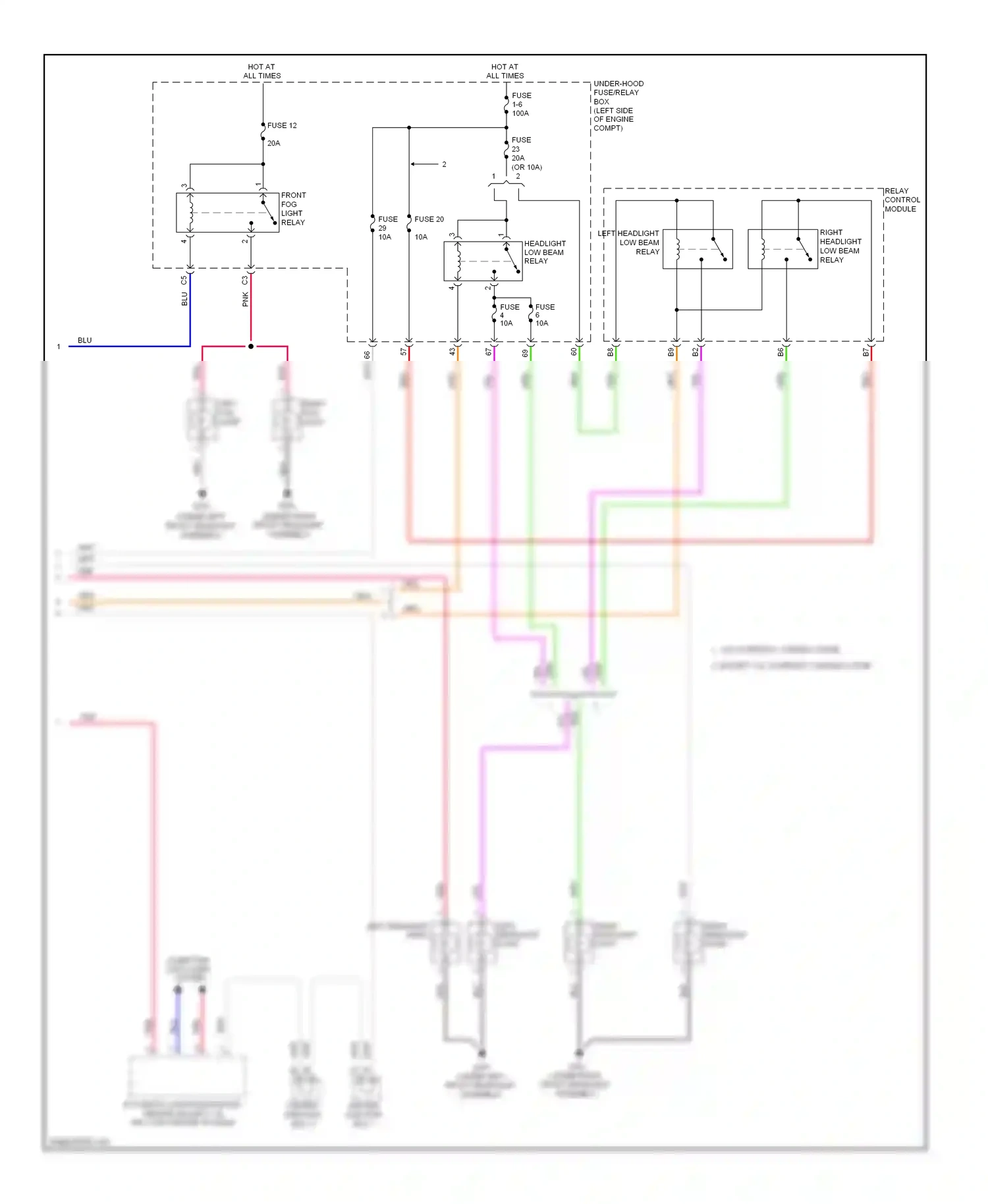 Wiring diagram red for Honda Civic IX facelift (2013-2016) (66 of 163)