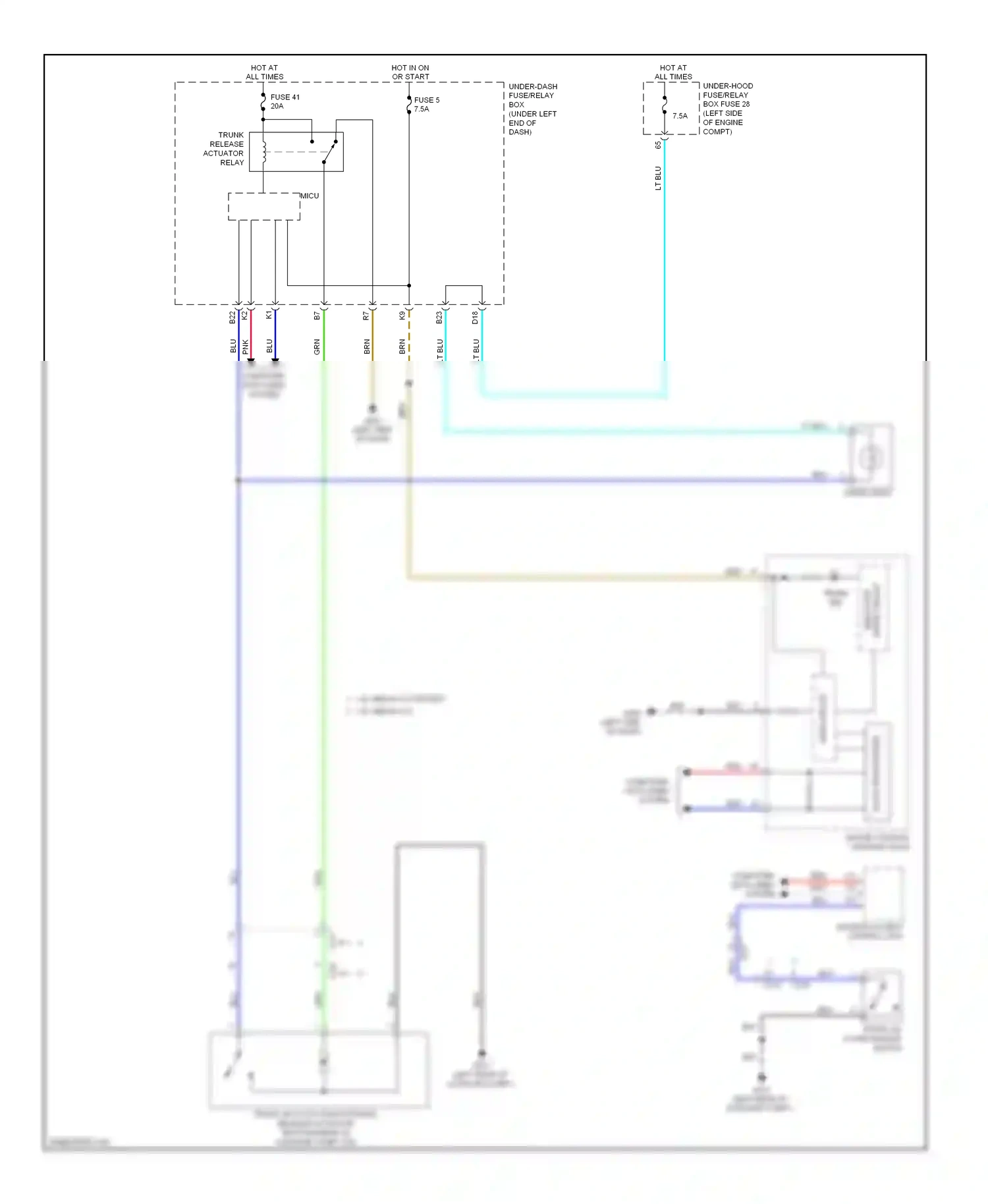 Wiring diagram red for Honda Civic IX facelift (2013-2016) (157 of 163)