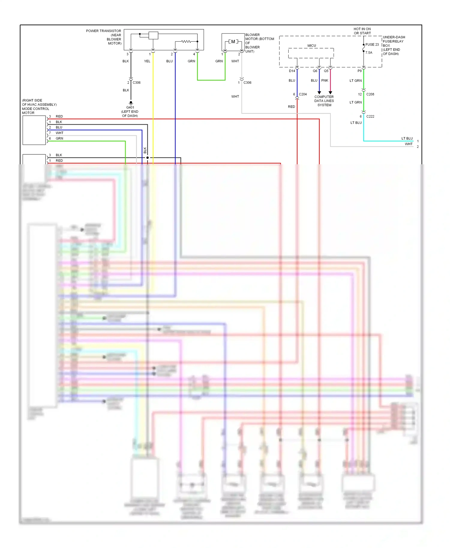Wiring diagram red for Honda Civic IX facelift (2013-2016) (5 of 163)