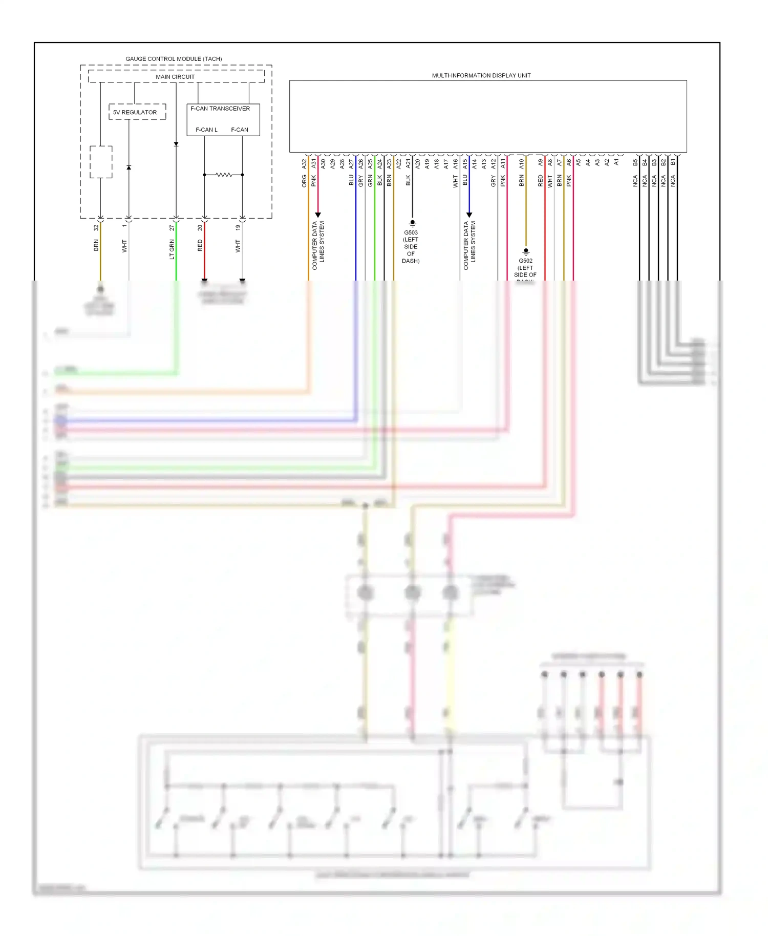 Honda Civic IX facelift (2013-2016) source wiring diagram  (1 of 1)
