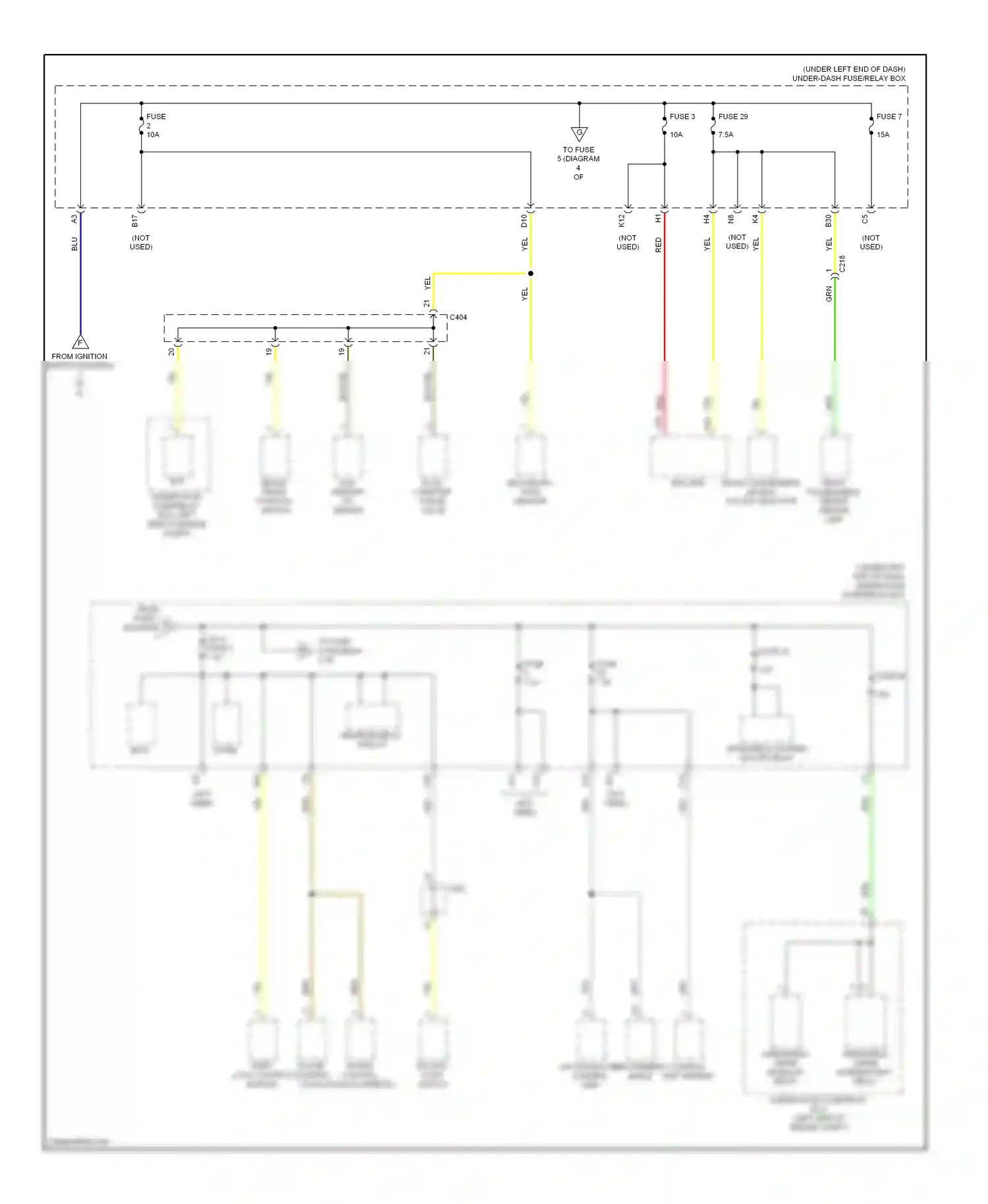 Wiring diagram vsa modulator control unit for Honda Civic IX facelift (2013-2016) (5 of 7)