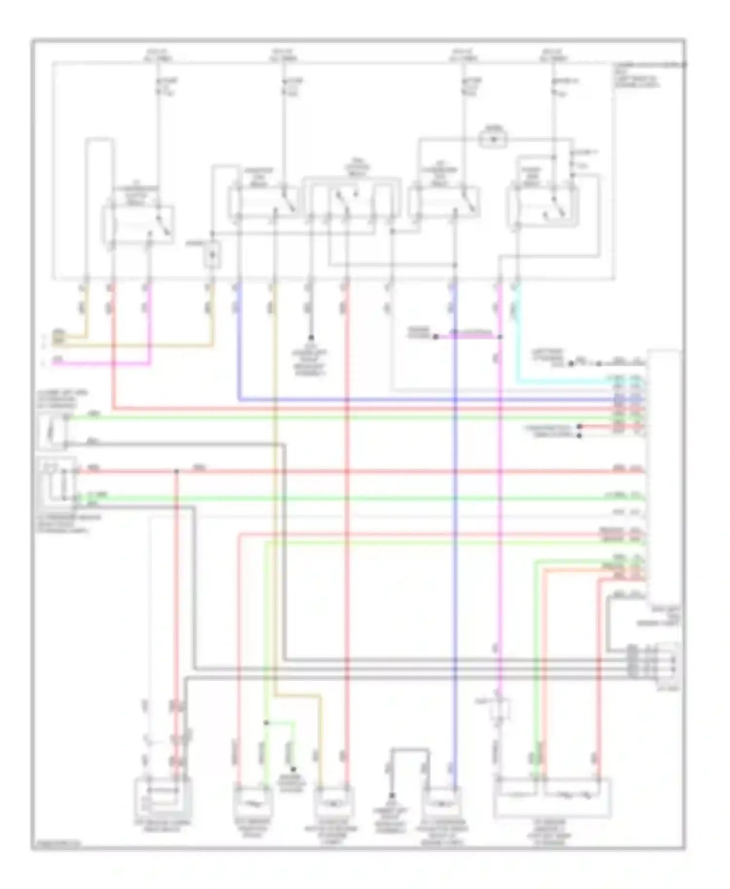 Civic Honda IX (2011-2015): Automatic a/c circuit, except hybrid (3 of 3)