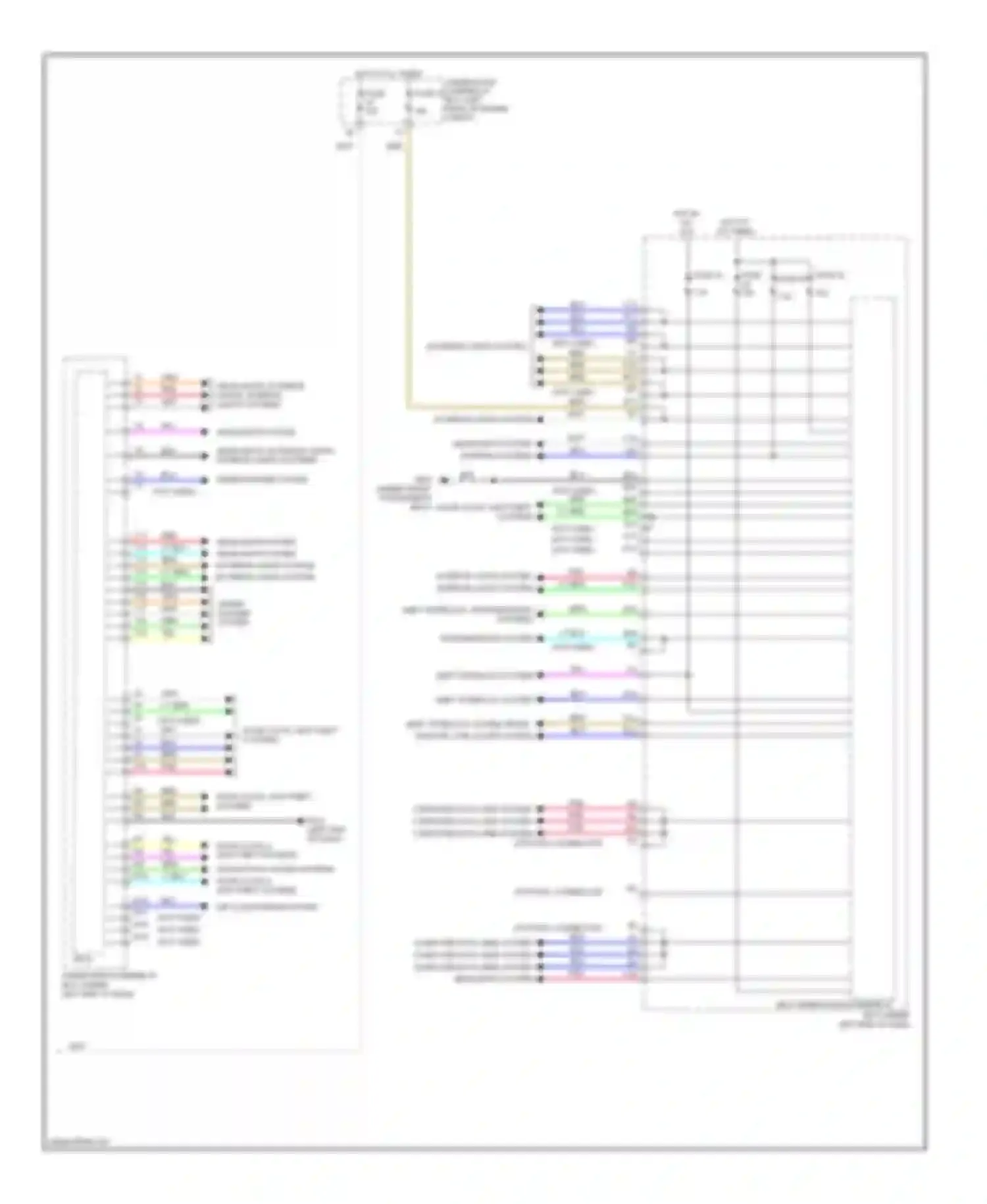 Civic Honda IX (2011-2015): Body control modules circuit, except hybrid (2 of 2)
