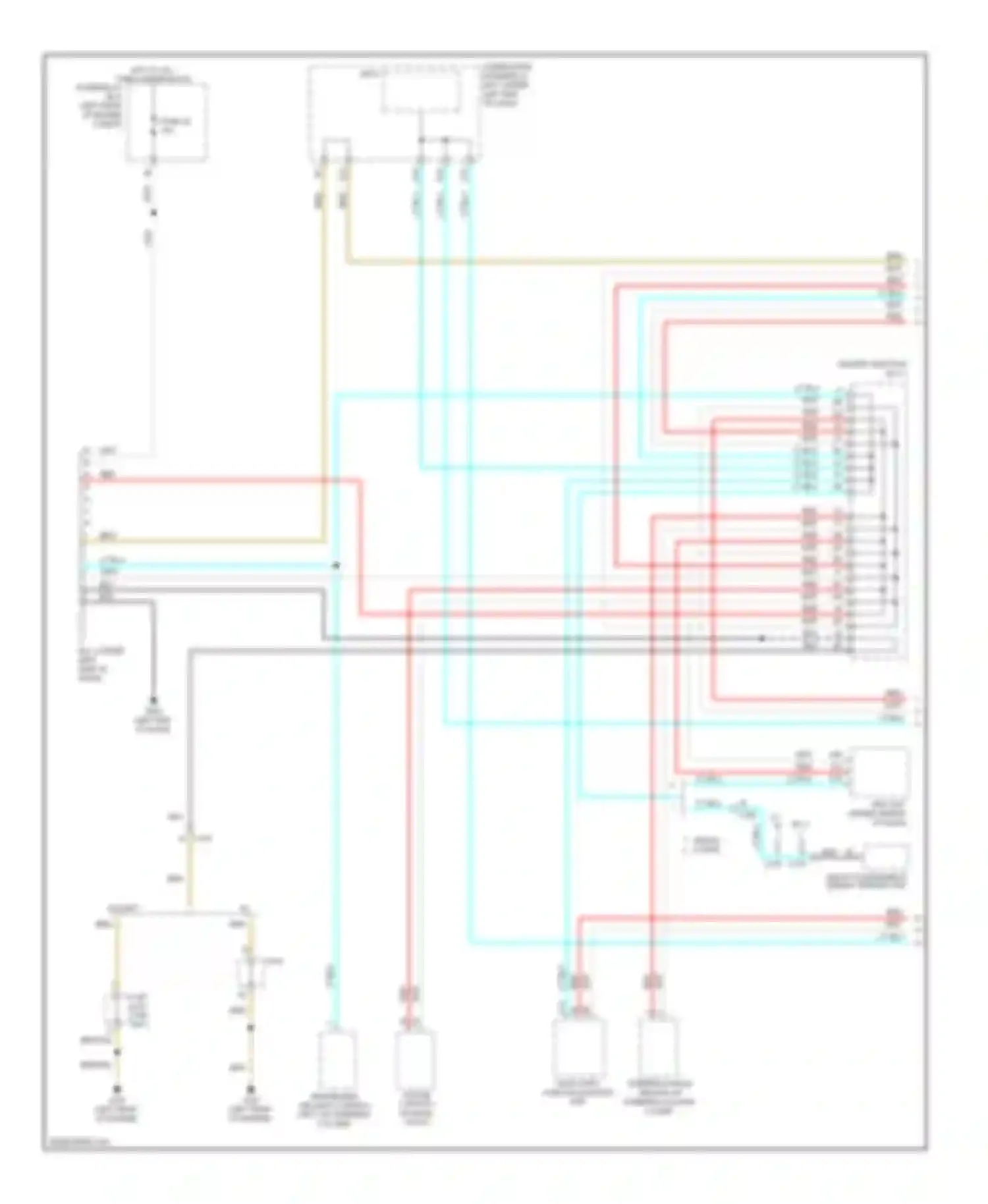 Civic Honda IX (2011-2015): Data link connector circuit, except hybrid (1 of 2)