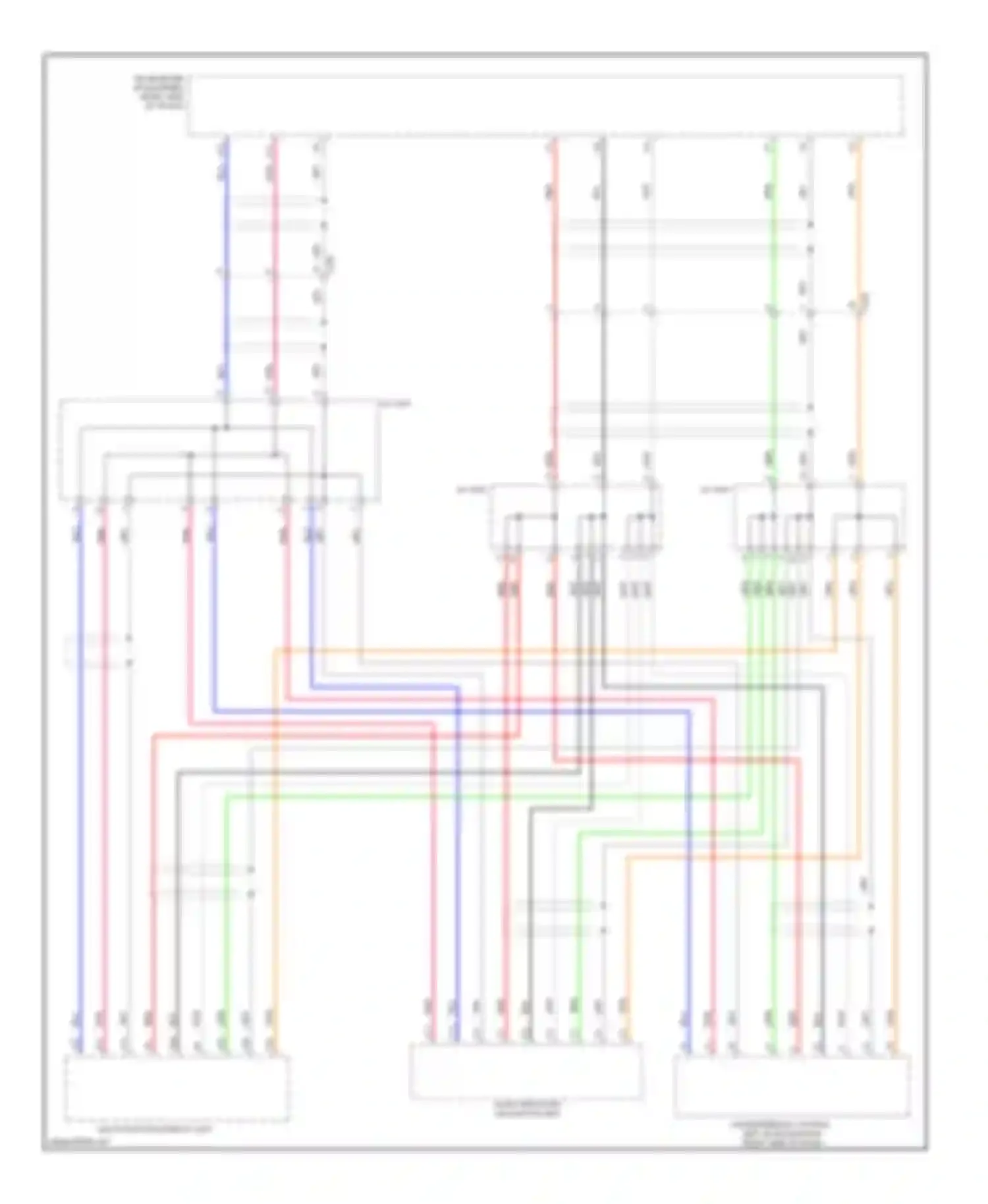 Civic Honda IX (2011-2015): Ga-net bus/ga-net audio circuit, except hybrid