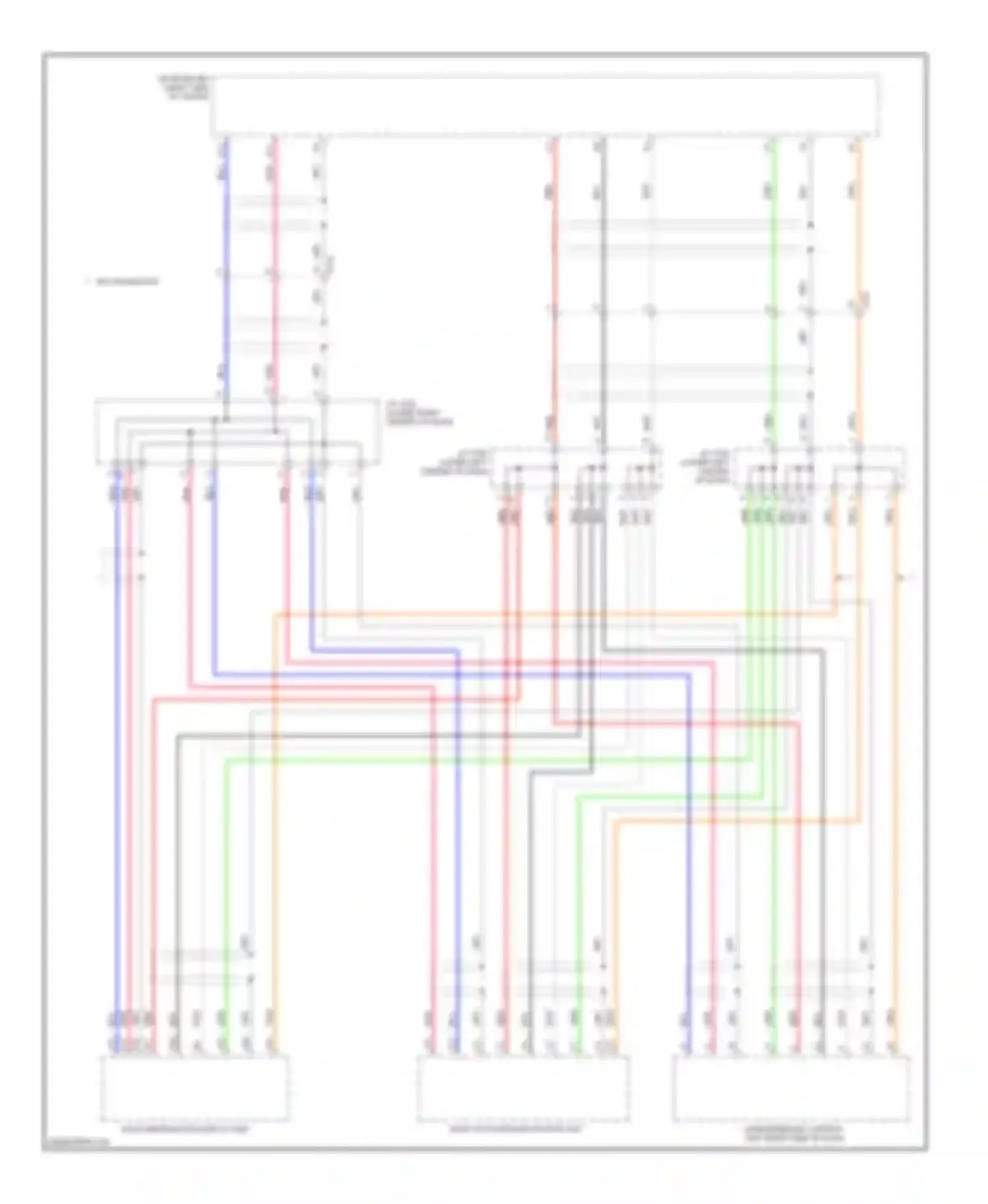 Civic Honda IX (2011-2015): Ga-net bus/ga-net audio circuit, hybrid