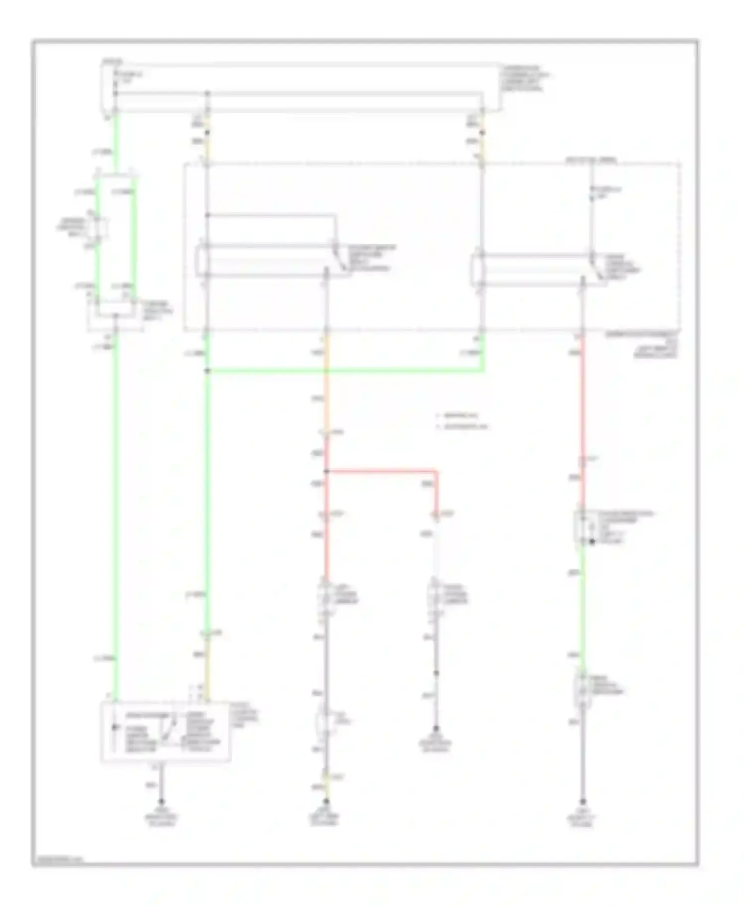Civic Honda IX (2011-2015): Defoggers circuit, except hybrid