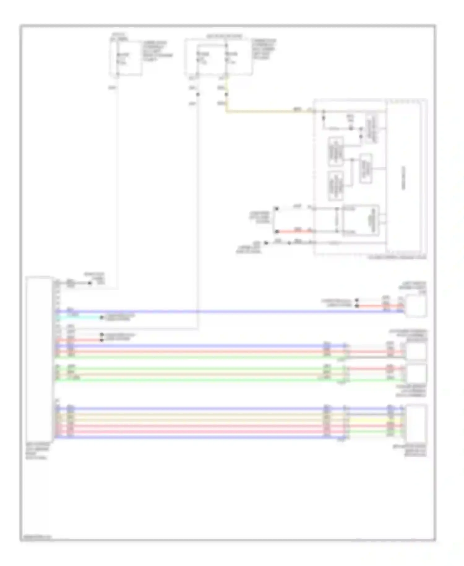 Civic Honda IX (2011-2015): Electronic power steering circuit, except hybrid