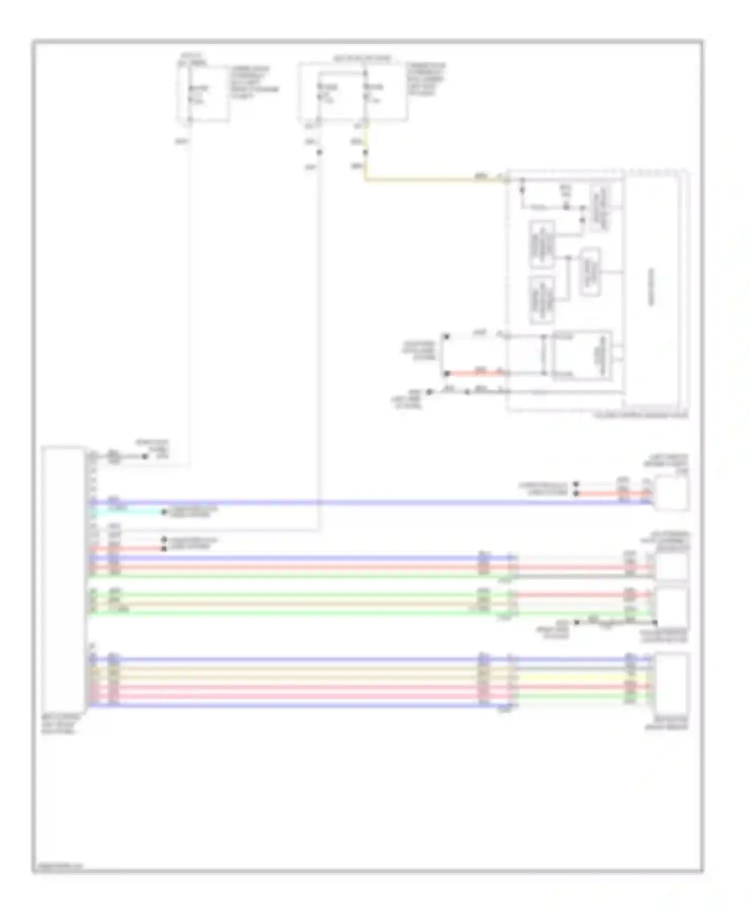 Civic Honda IX (2011-2015): Electronic power steering circuit, hybrid