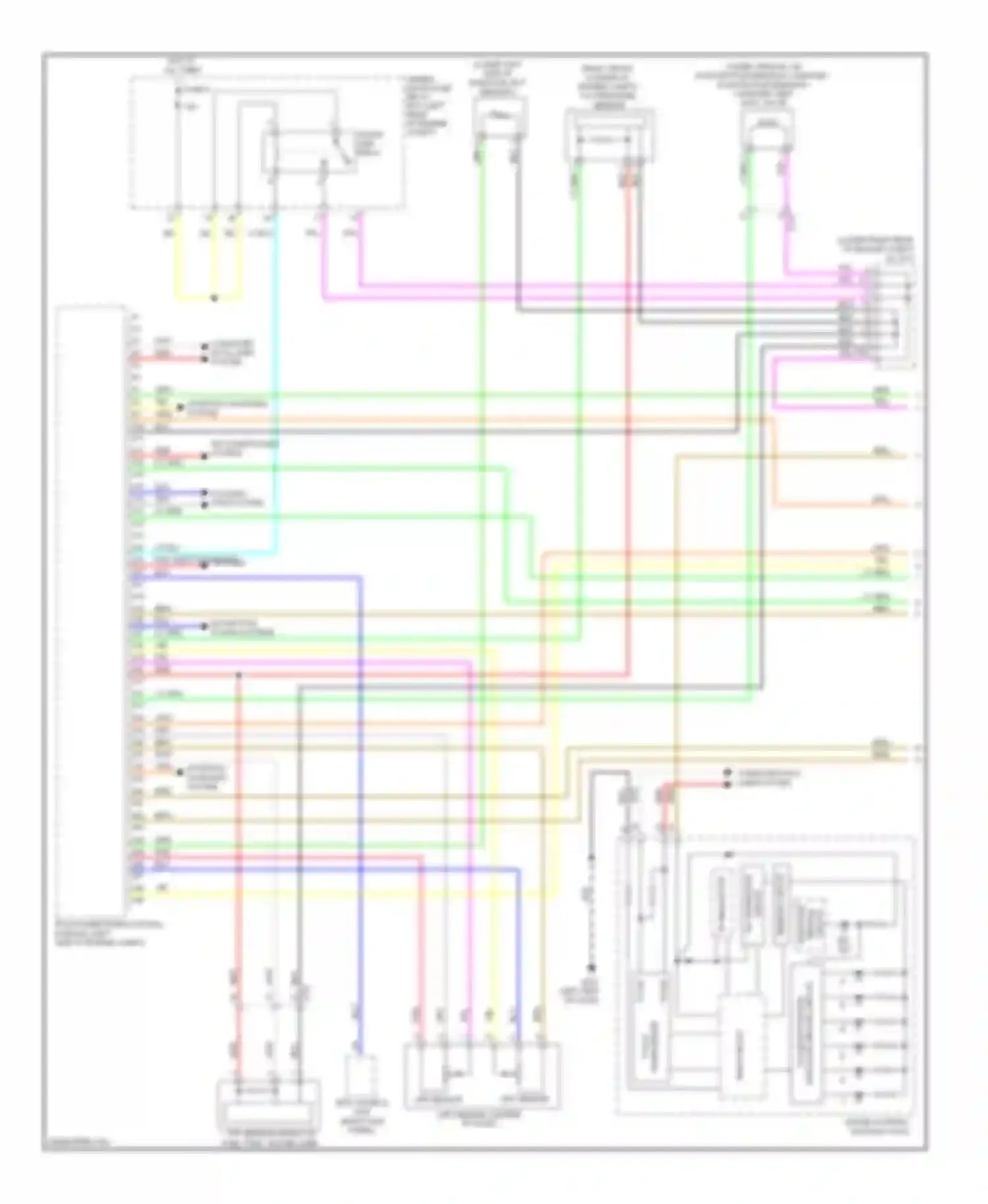 Civic Honda IX (2011-2015): Wiring diagram engine performance 1.5l hybrid, engine controls circuit (1 of 5)