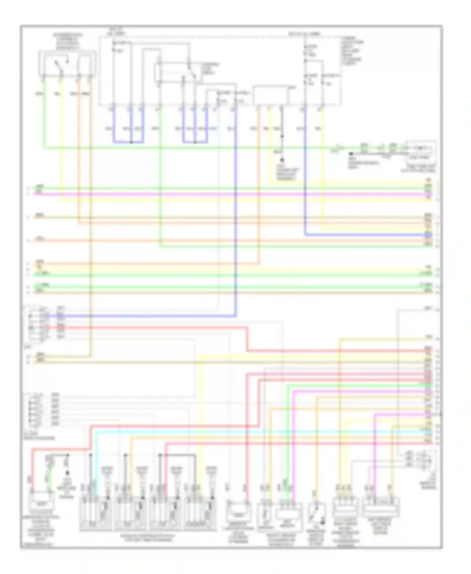 Civic Honda IX (2011-2015): Wiring diagram engine performance 1.5l hybrid, engine controls circuit (2 of 5)
