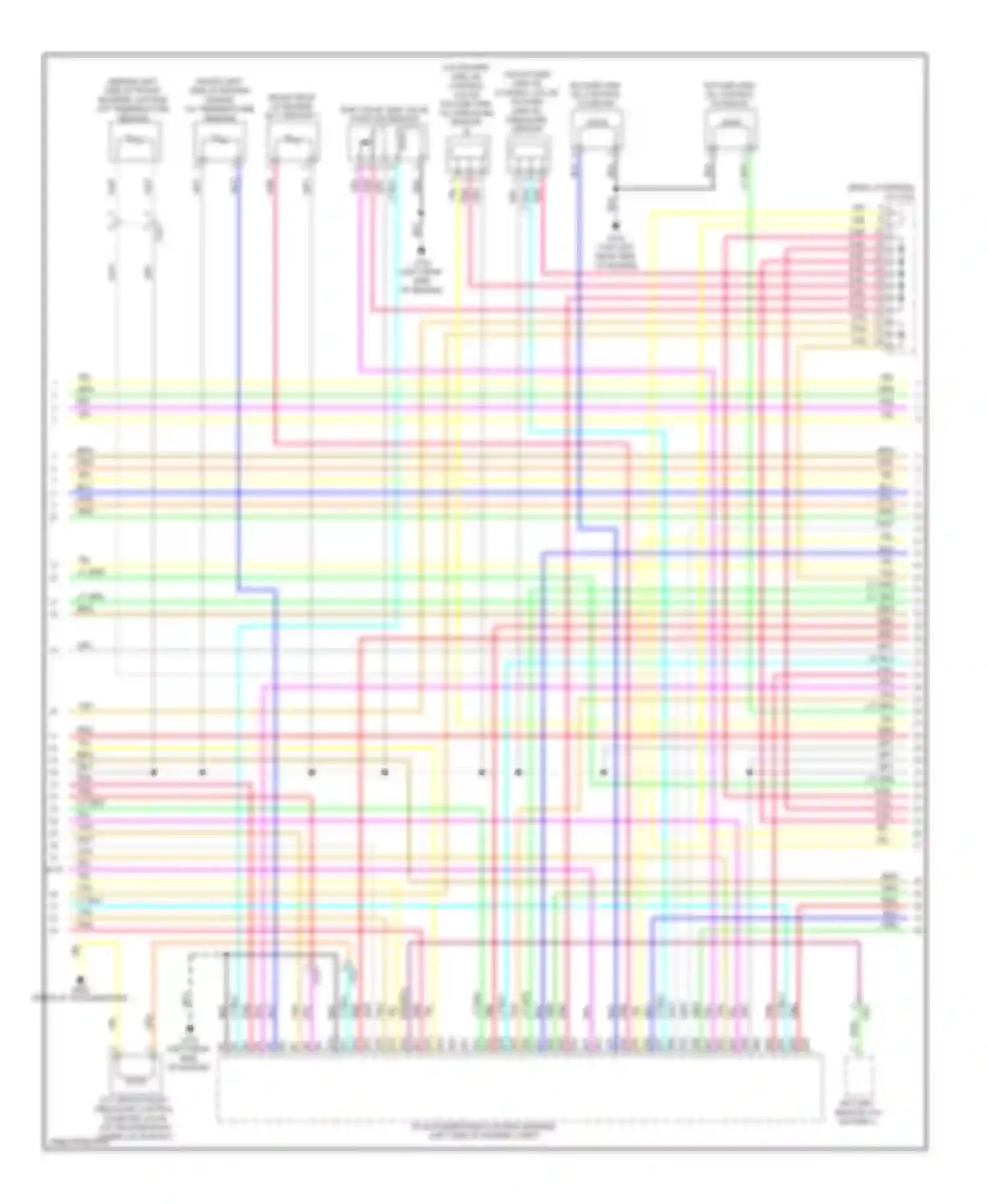 Civic Honda IX (2011-2015): Wiring diagram engine performance 1.5l hybrid, engine controls circuit (3 of 5)