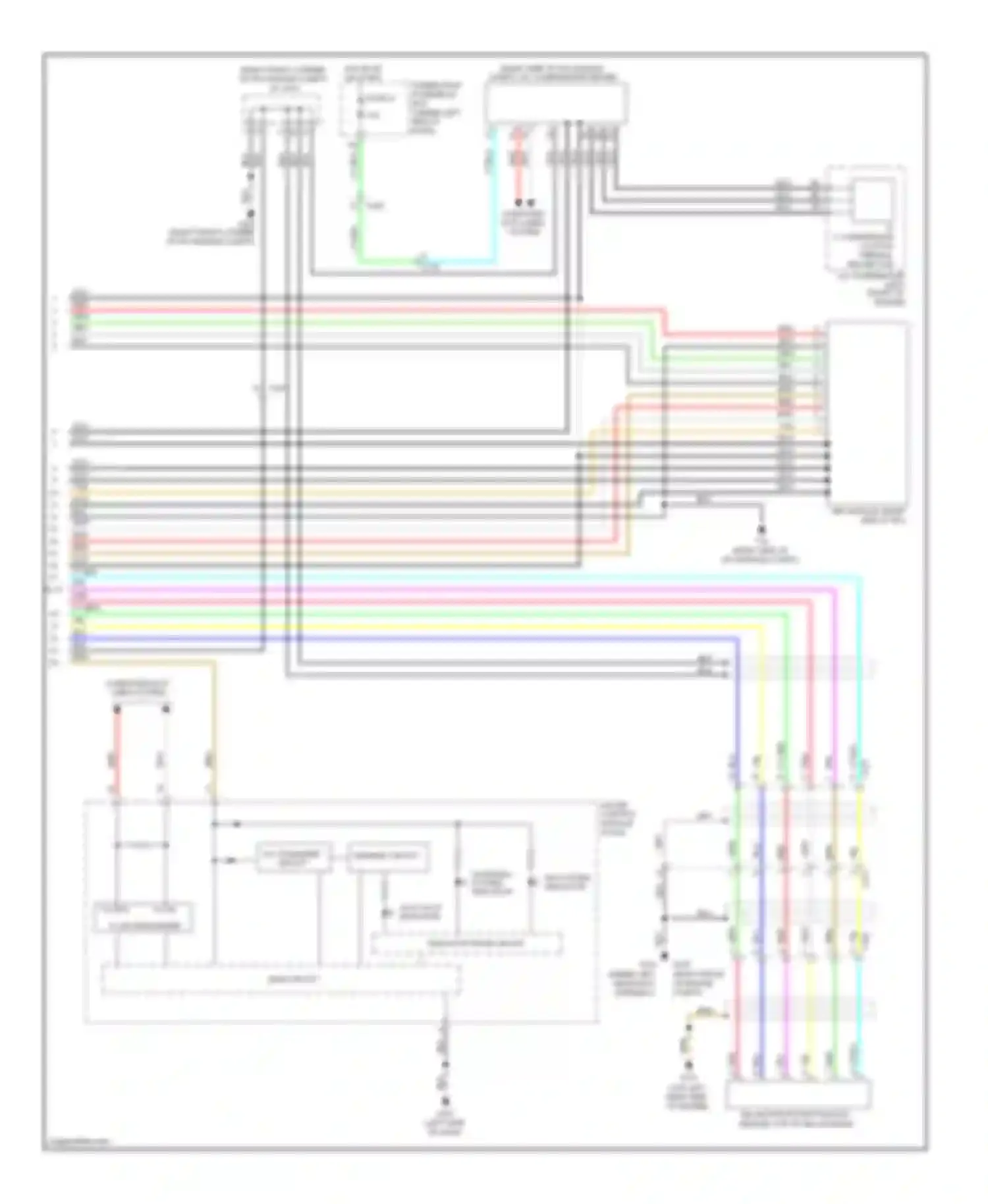 Civic Honda IX (2011-2015): Wiring diagram engine performance 1.5l hybrid, ima circuit (3 of 3)