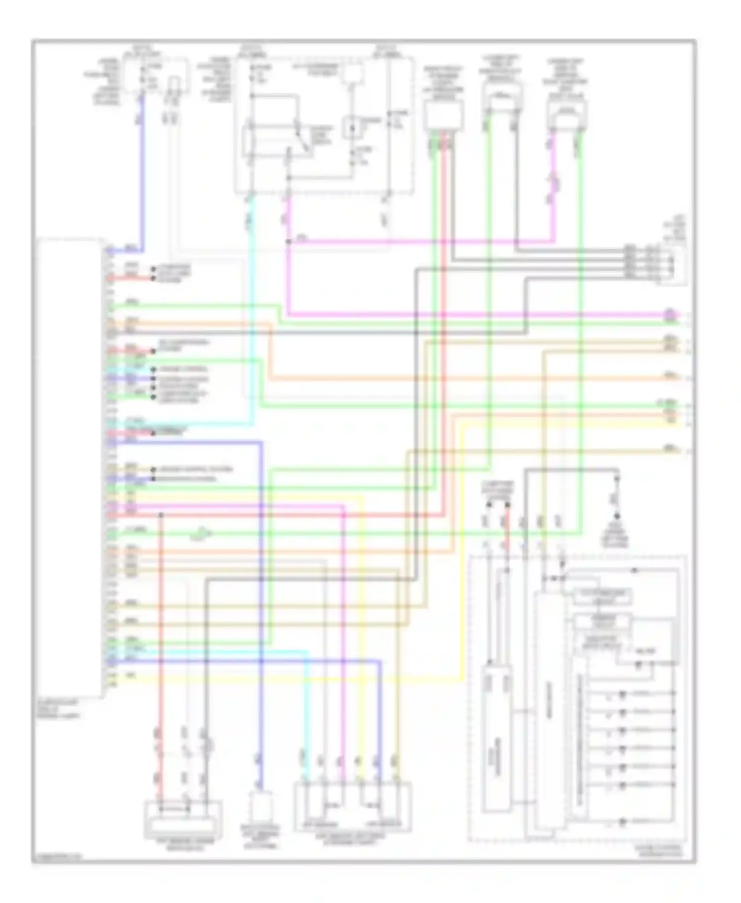 Civic Honda IX (2011-2015): Wiring diagram engine performance 1.8l (1 of 5)