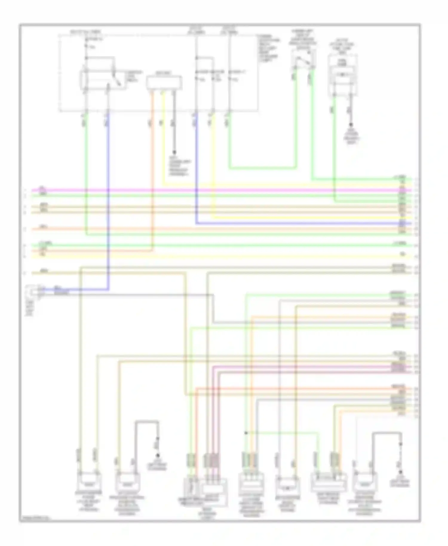 Civic Honda IX (2011-2015): Wiring diagram engine performance 1.8l (2 of 5)