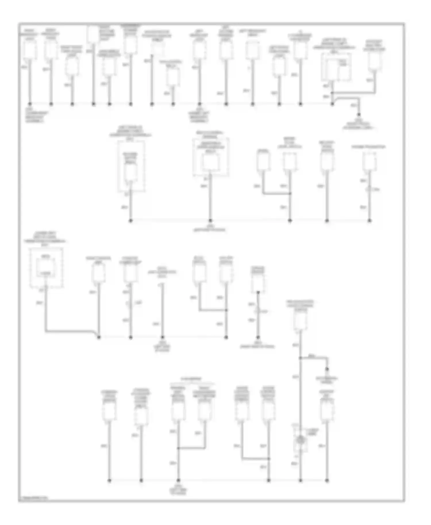 Civic Honda IX (2011-2015): Ground distribution circuit, hybrid (2 of 4)