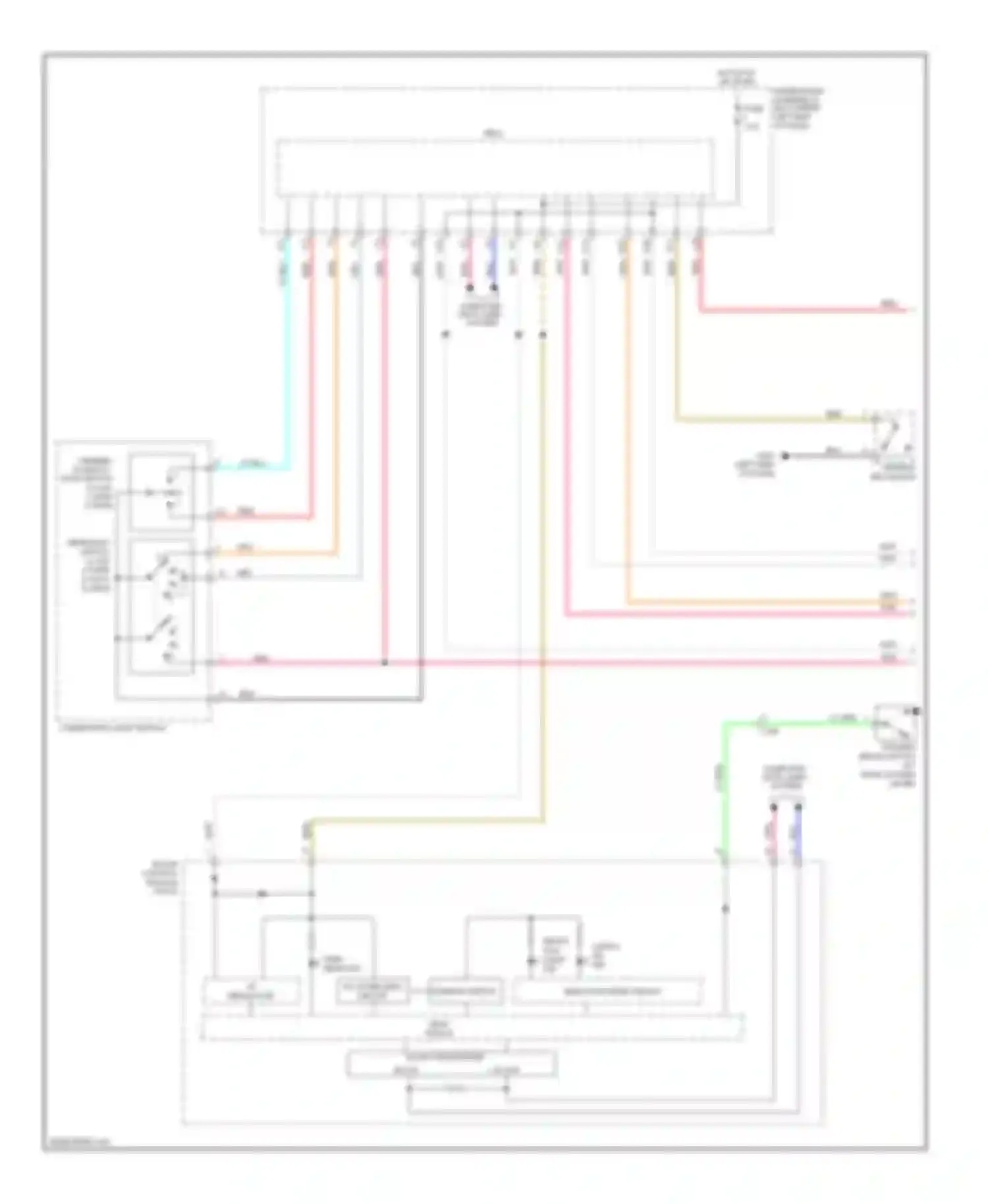 Civic Honda IX (2011-2015): Headlights circuit, hybrid (1 of 2)