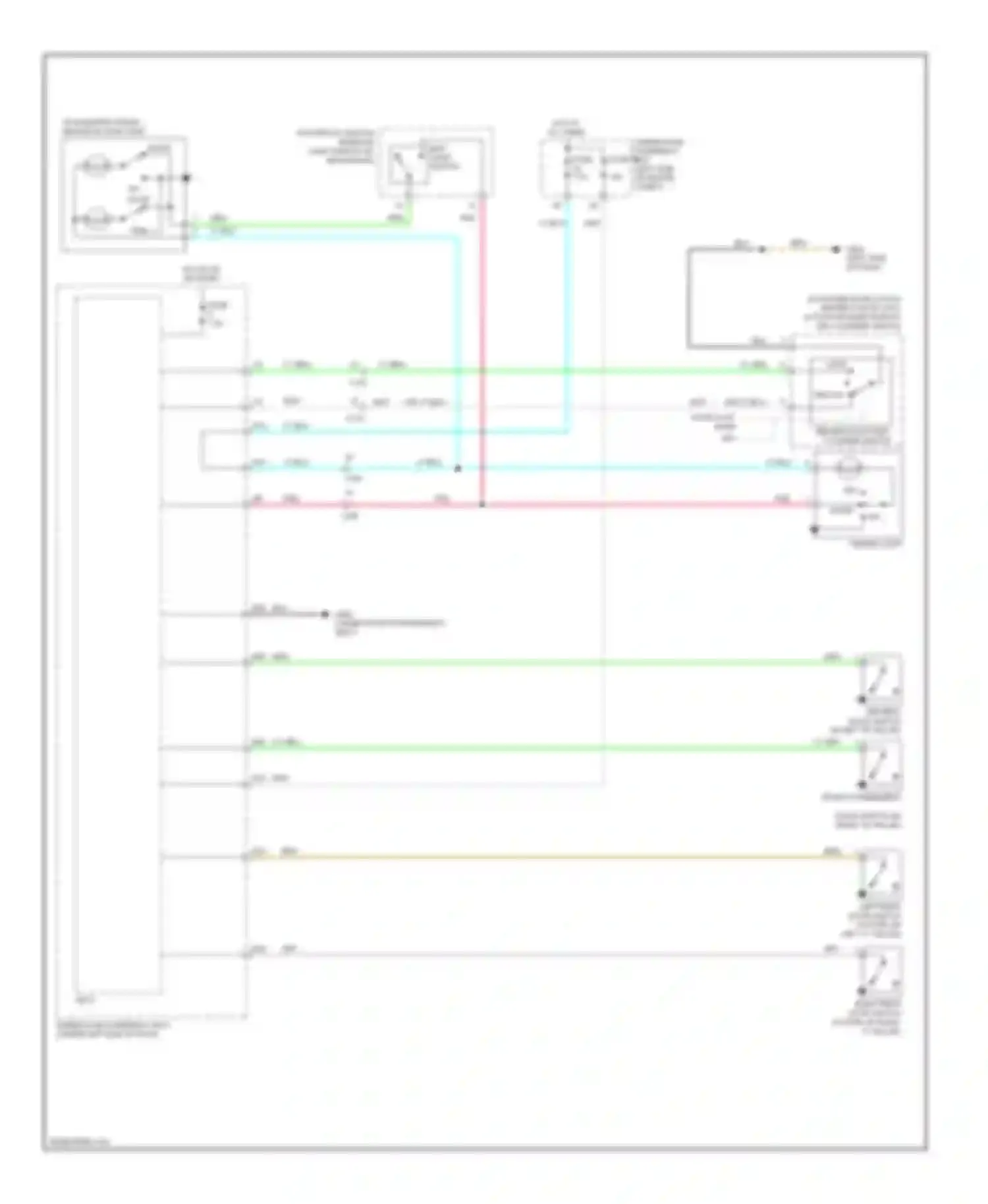 Civic Honda IX (2011-2015): Entry light timer circuit, except hybrid