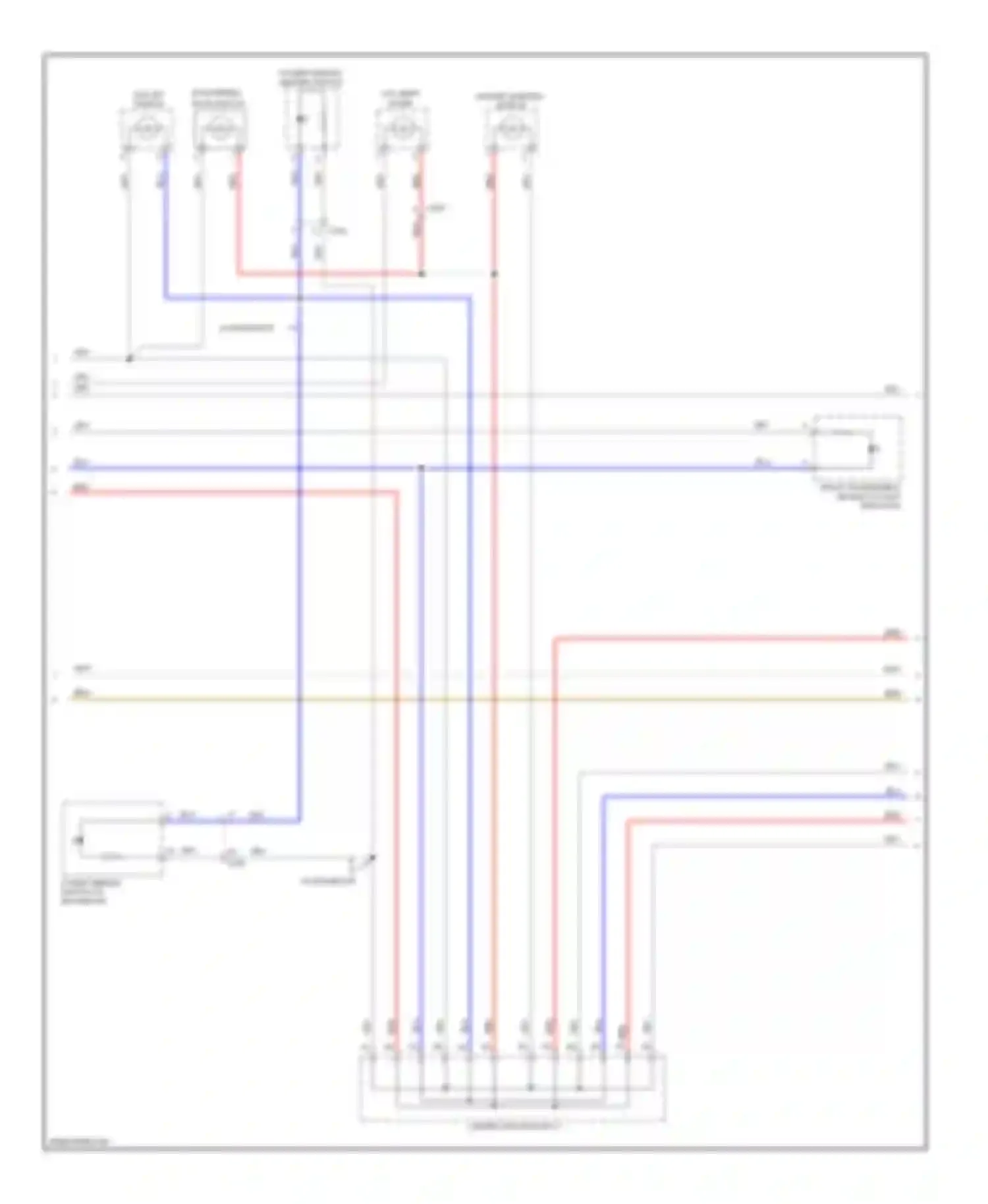 Civic Honda IX (2011-2015): Instrument illumination circuit, except hybrid (2 of 3)
