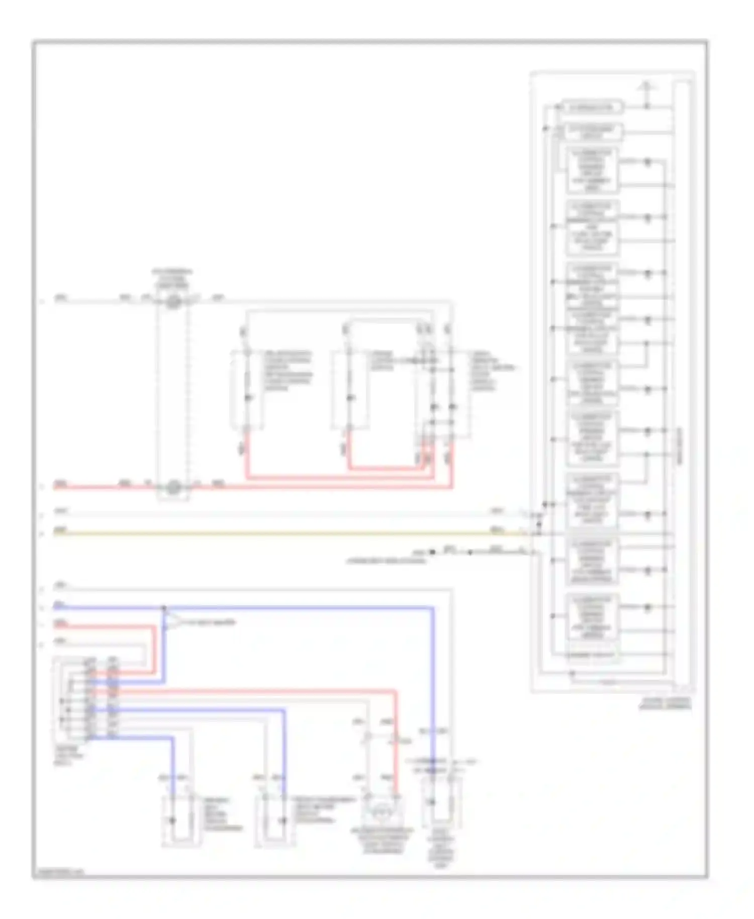 Civic Honda IX (2011-2015): Instrument illumination circuit, except hybrid (3 of 3)