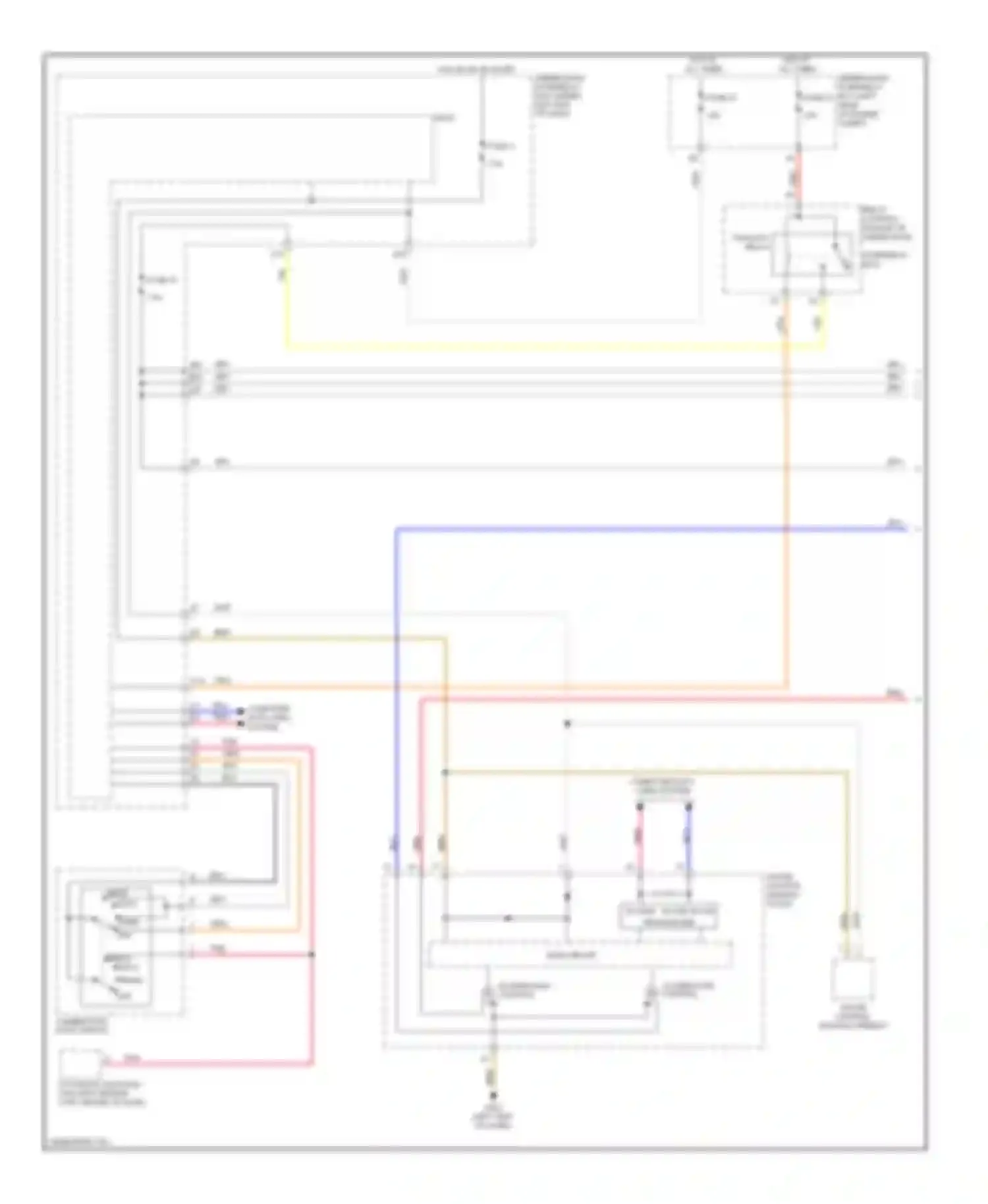 Civic Honda IX (2011-2015): Instrument illumination circuit, hybrid (1 of 3)