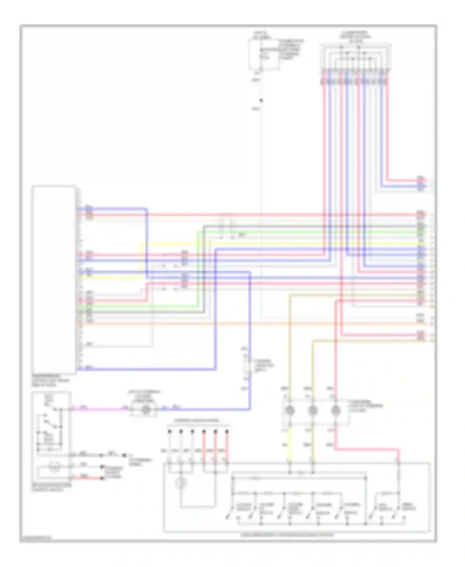 Civic Honda IX (2011-2015): Hands free module circuit, hybrid (1 of 2)