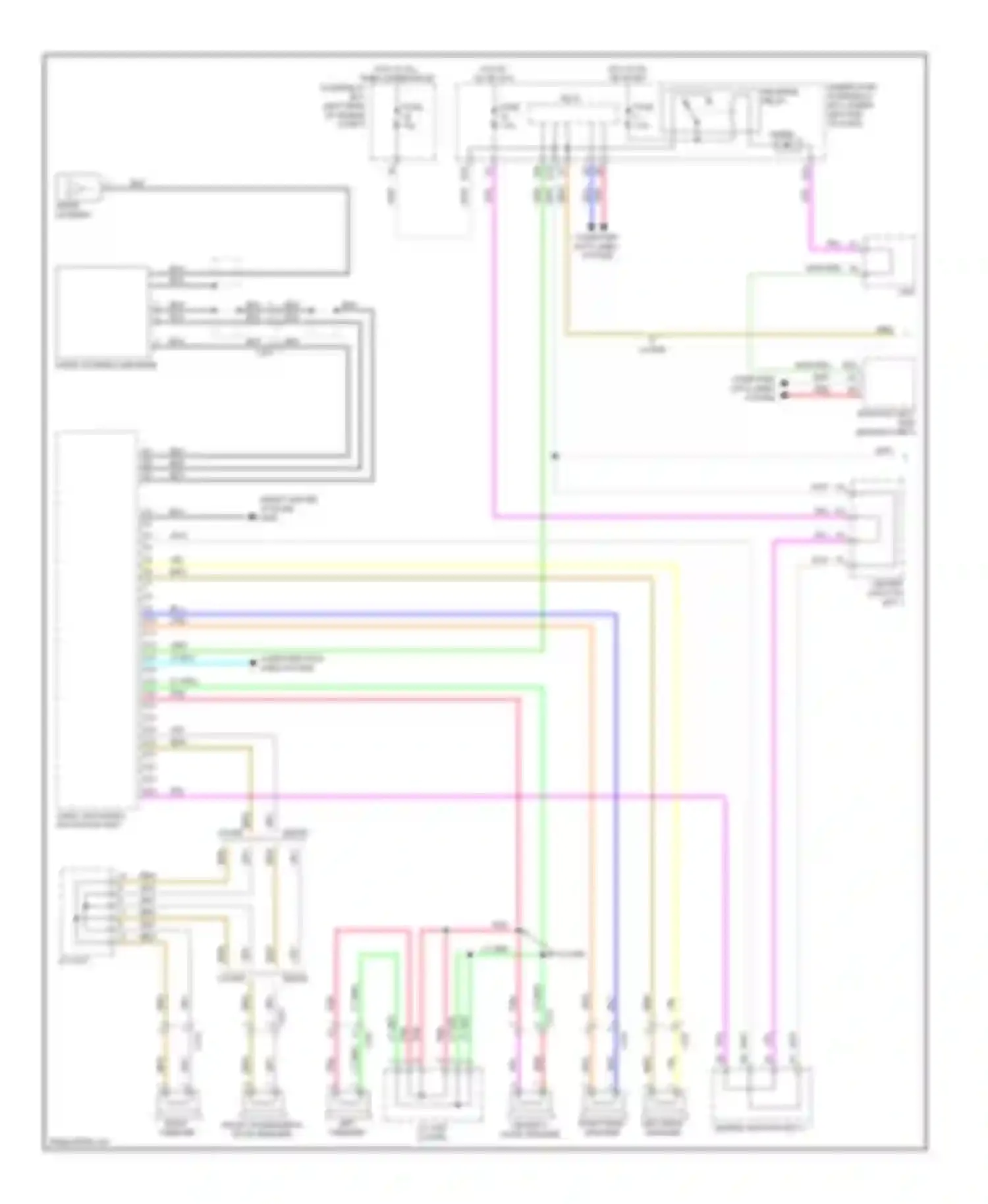 Civic Honda IX (2011-2015): Base radio circuit, except hybrid without navigation (1 of 3)