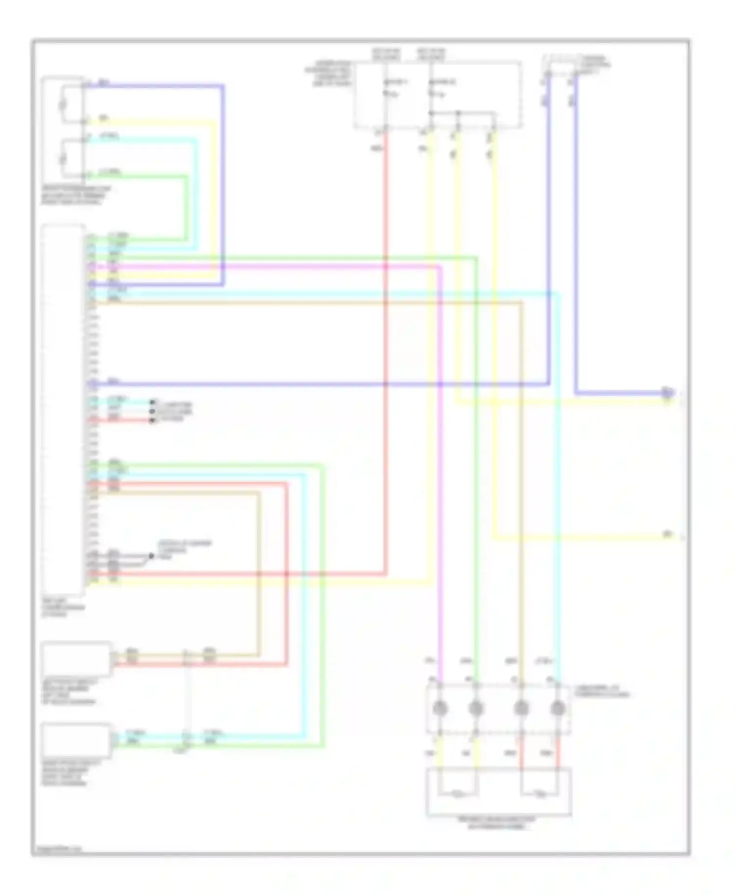 Civic Honda IX (2011-2015): Supplemental restraints circuit, except hybrid (1 of 4)
