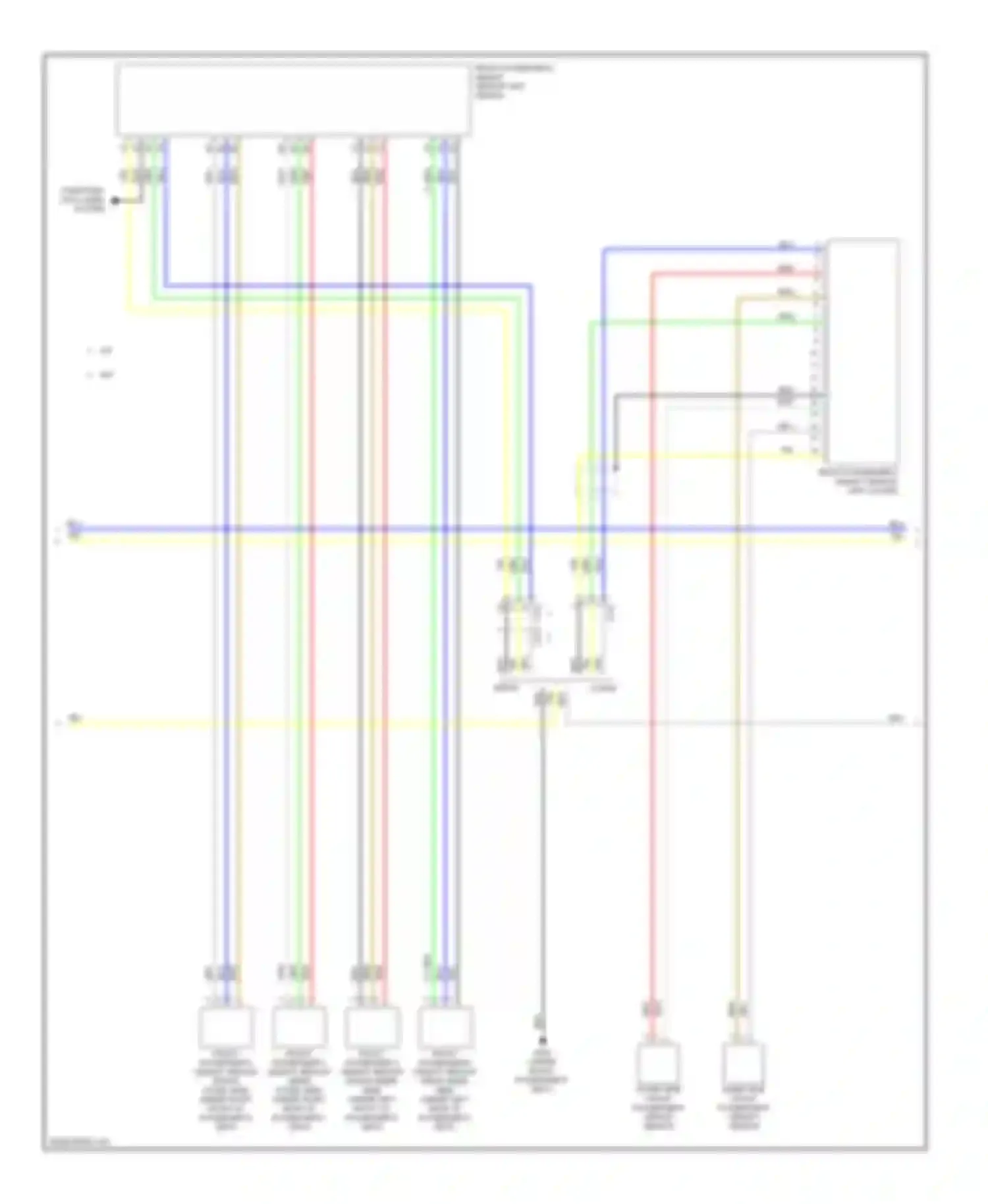Civic Honda IX (2011-2015): Supplemental restraints circuit, except hybrid (2 of 4)