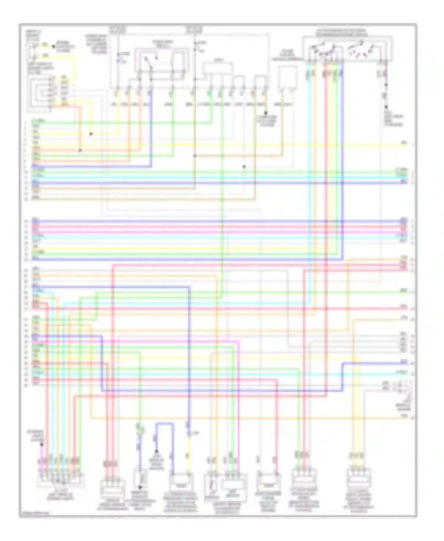 Civic Honda IX (2011-2015): Transmission circuit, hybrid (2 of 3)