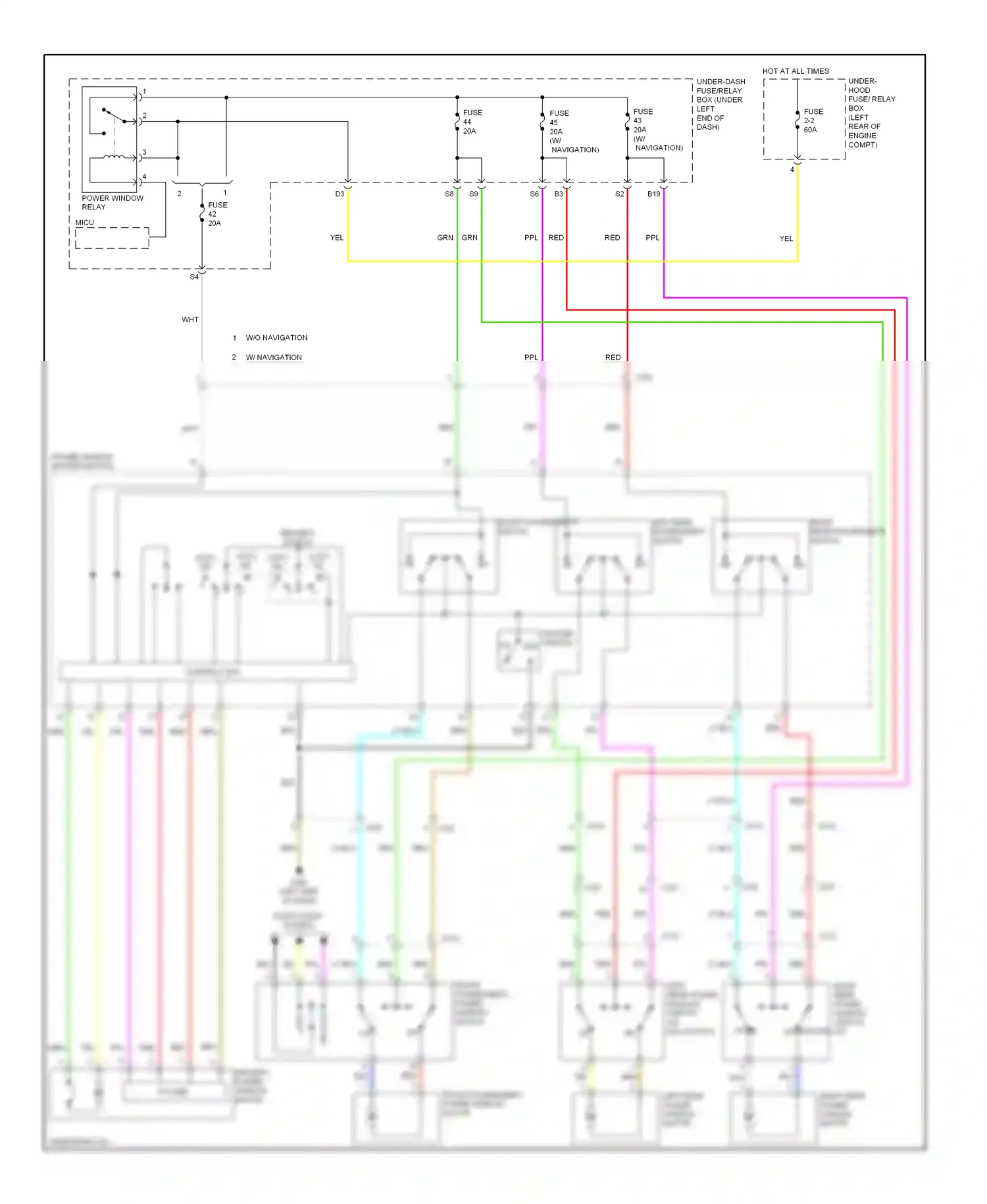 Wiring diagram auto dn for Honda Civic IX (2011-2015) (1 of 2)