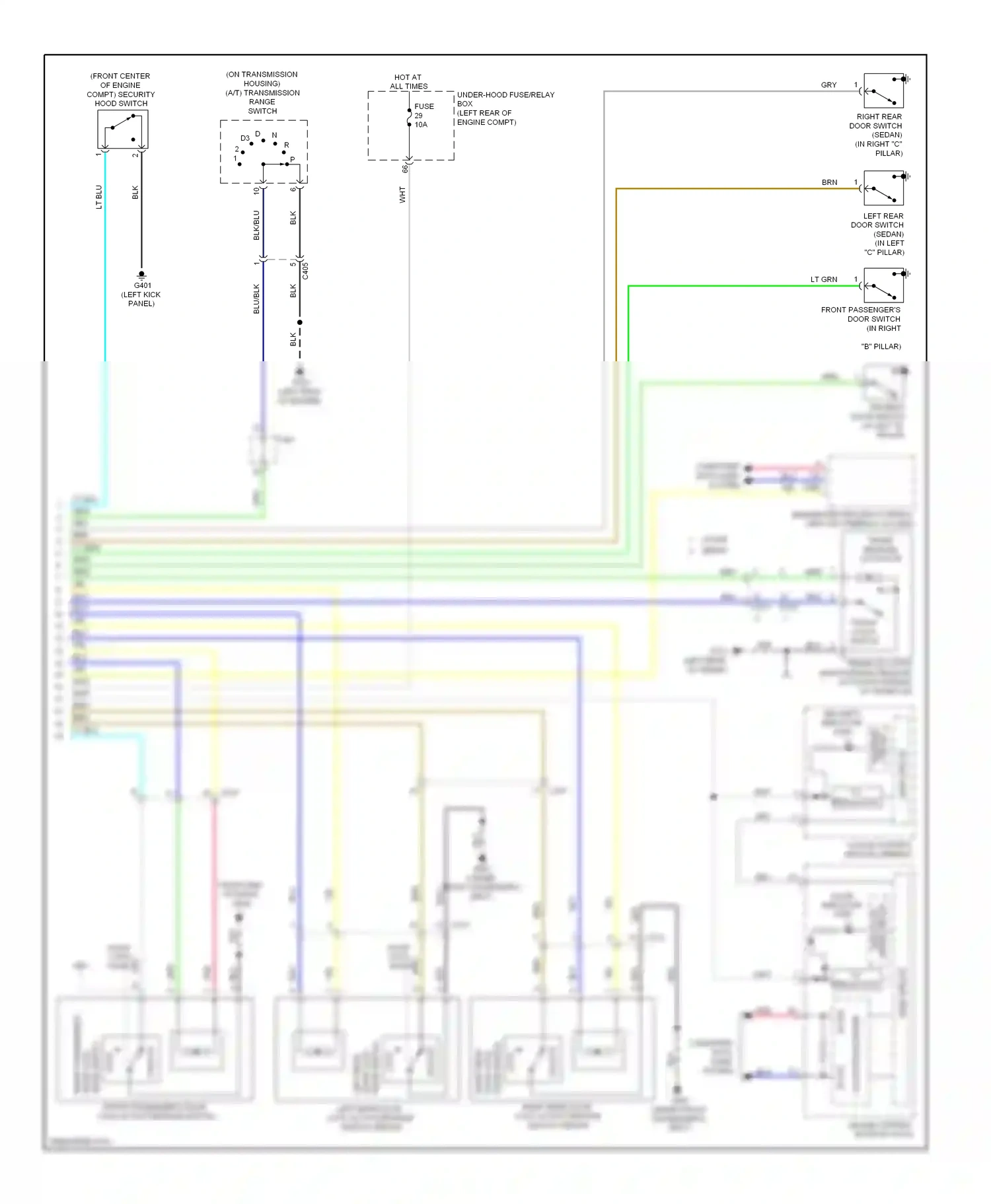 Wiring diagram b-can h for Honda Civic IX (2011-2015) (3 of 8)