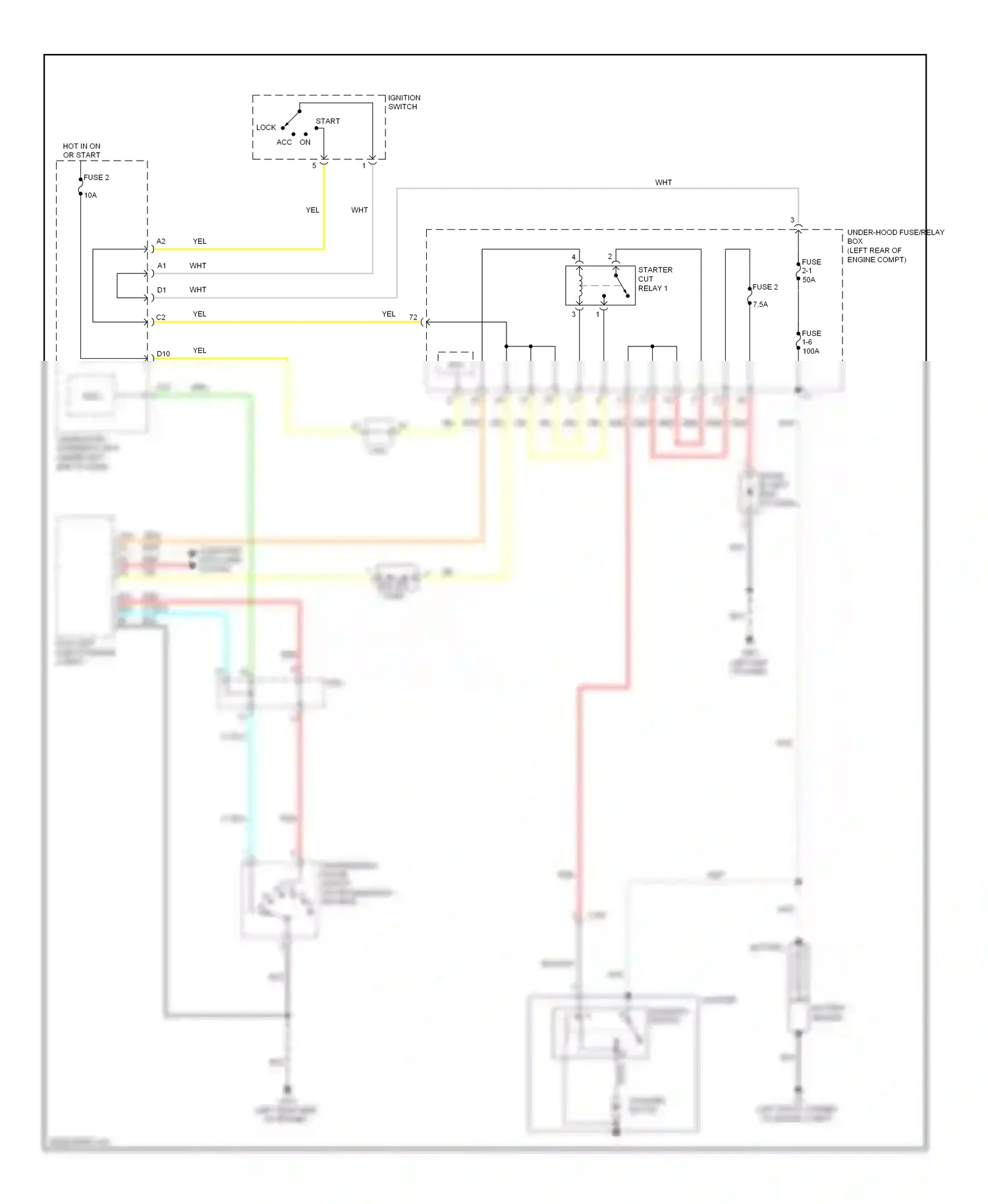 Wiring diagram battery sensor for Honda Civic IX (2011-2015) (7 of 7)