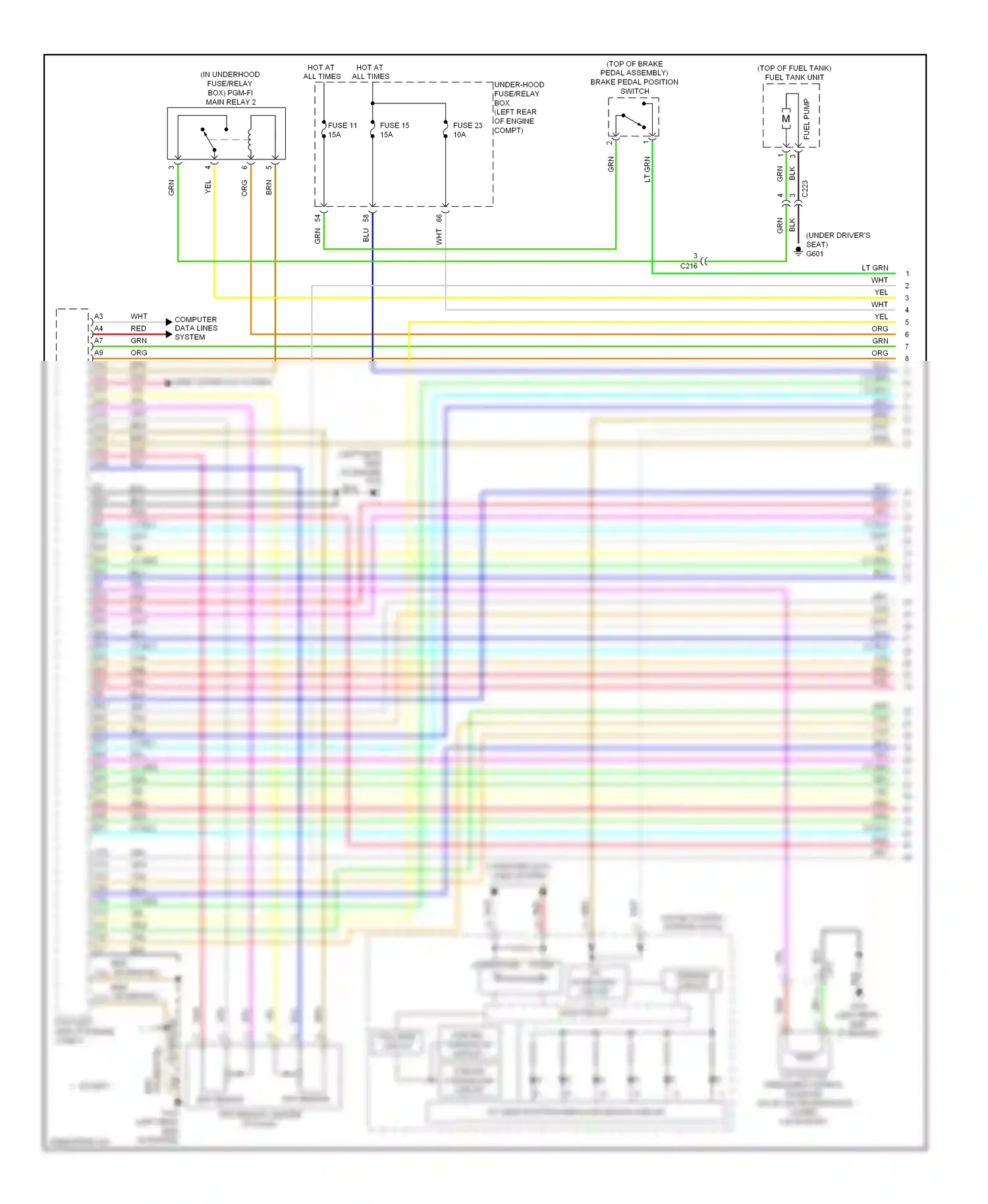 Wiring diagram blk for Honda Civic IX (2011-2015) (156 of 164)