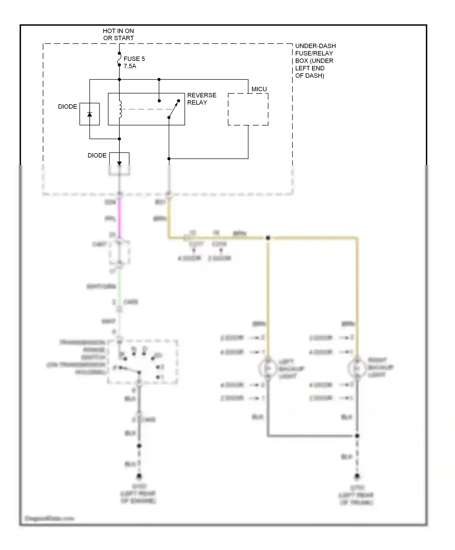 Wiring diagram blk for Honda Civic IX (2011-2015) (52 of 164)