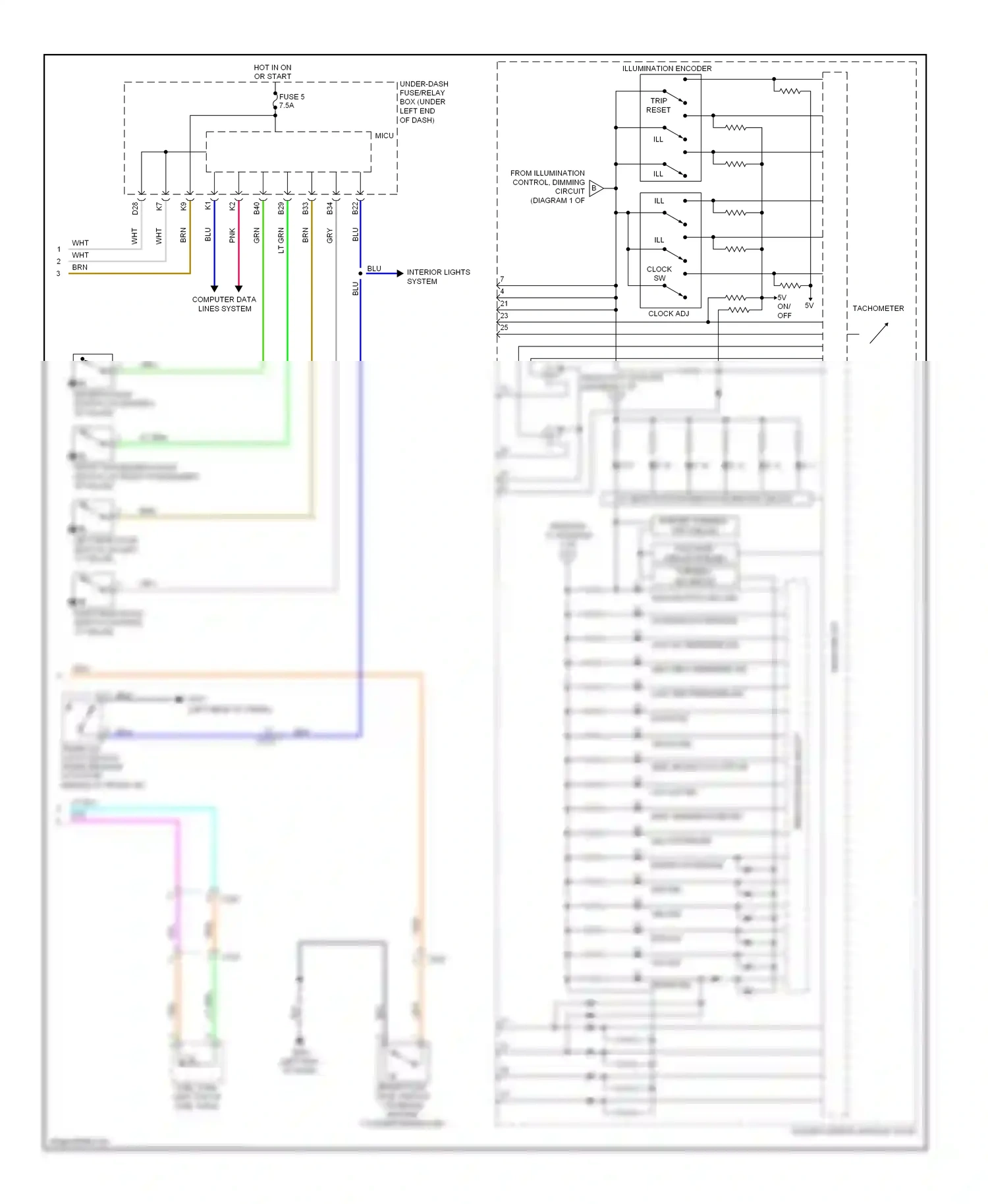 Wiring diagram blu for Honda Civic IX (2011-2015) (67 of 153)
