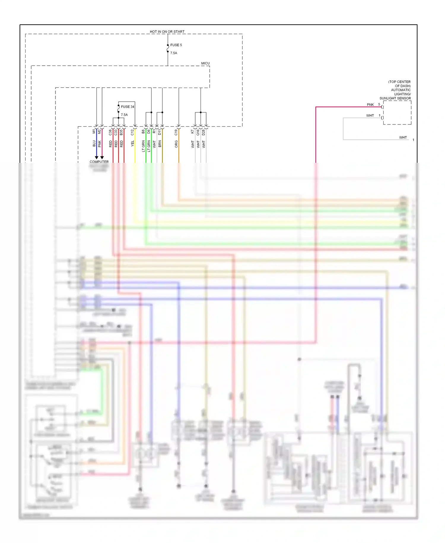 Wiring diagram blu for Honda Civic IX (2011-2015) (52 of 153)