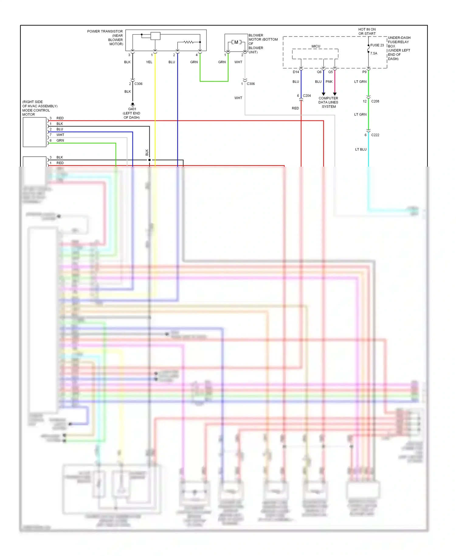 Wiring diagram blu for Honda Civic IX (2011-2015) (5 of 153)